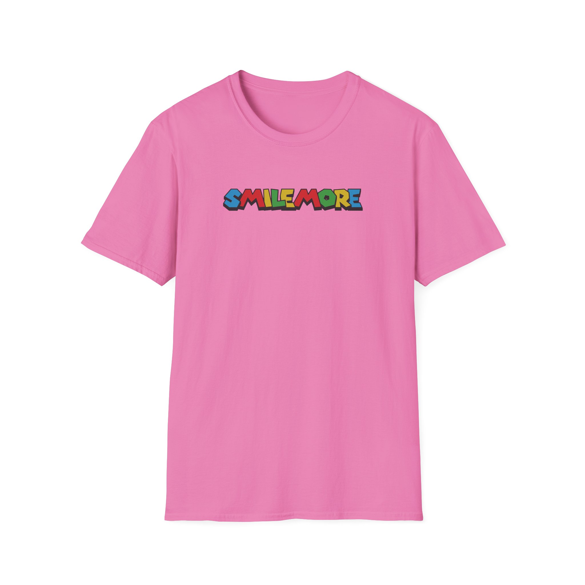 Roman Atwood Colorful Smile More Unisex Softstyle T-Shirt - Image 29