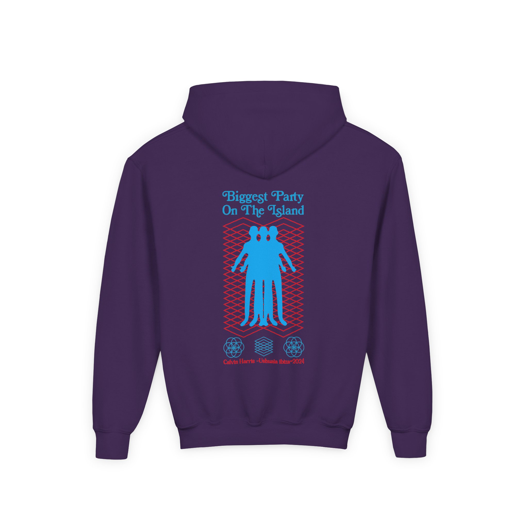 Youth Calvin Harris Ushuaia Higher Level Heavy Blend Hooded Sweatshirt - Image 22