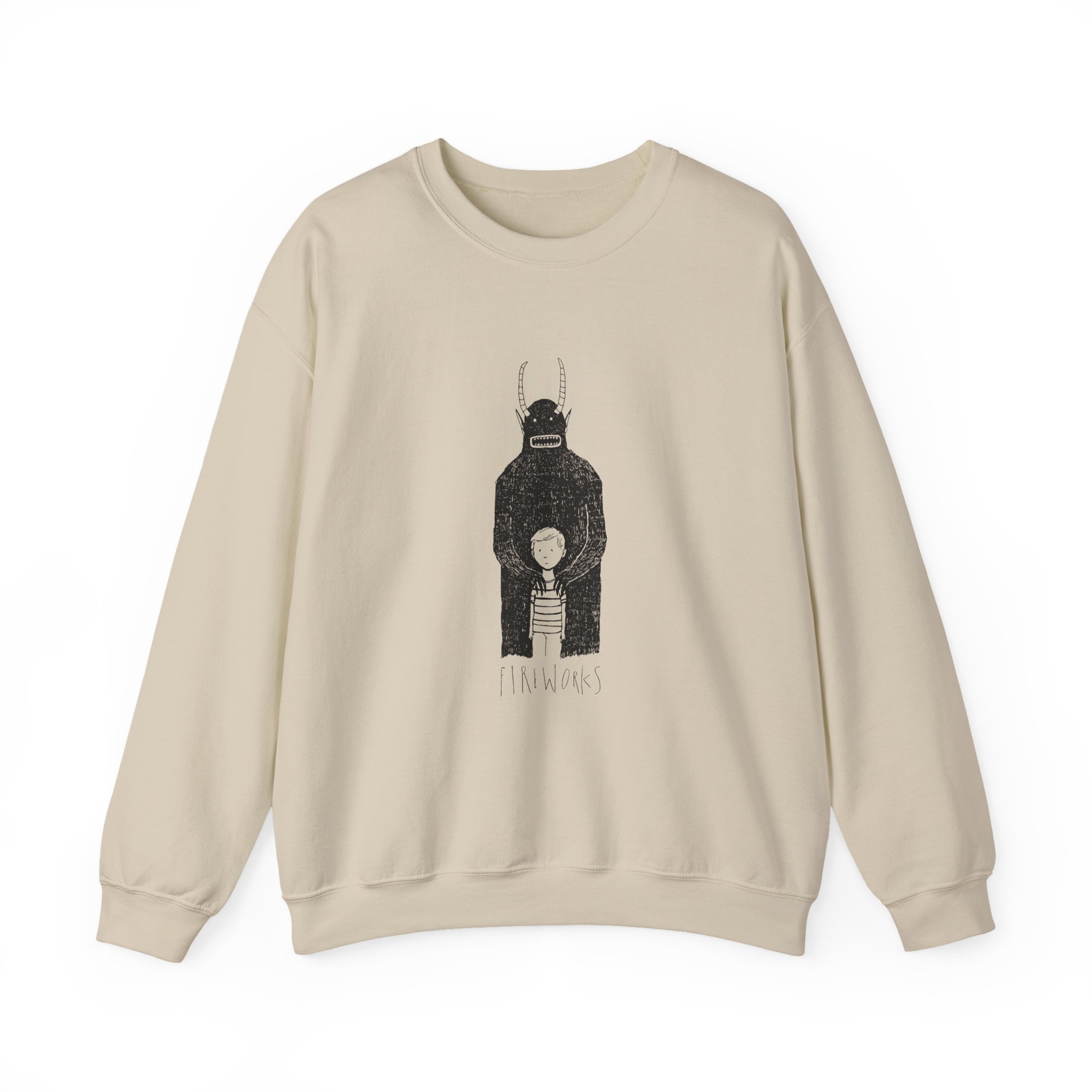 Cold Cuts Fireworks Monster Unisex Heavy Blend™ Crewneck Sweatshirt - Image 7