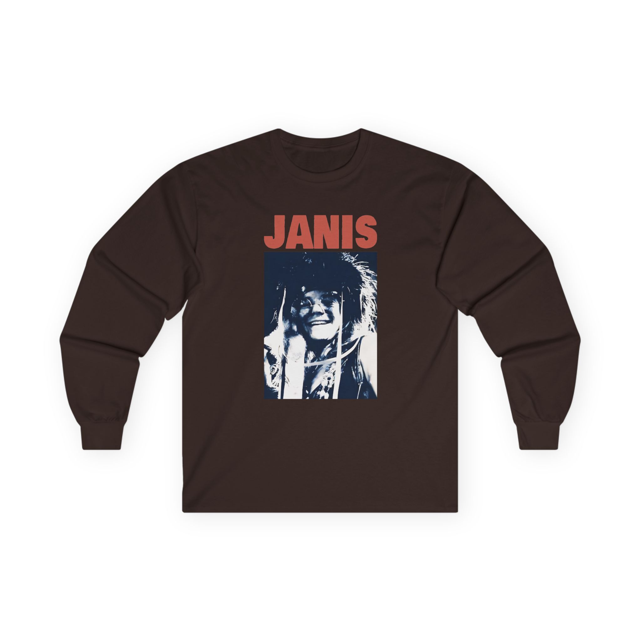 Janis Joplin Beatnick Unisex Ultra Cotton Long Sleeve Tee - Image 9