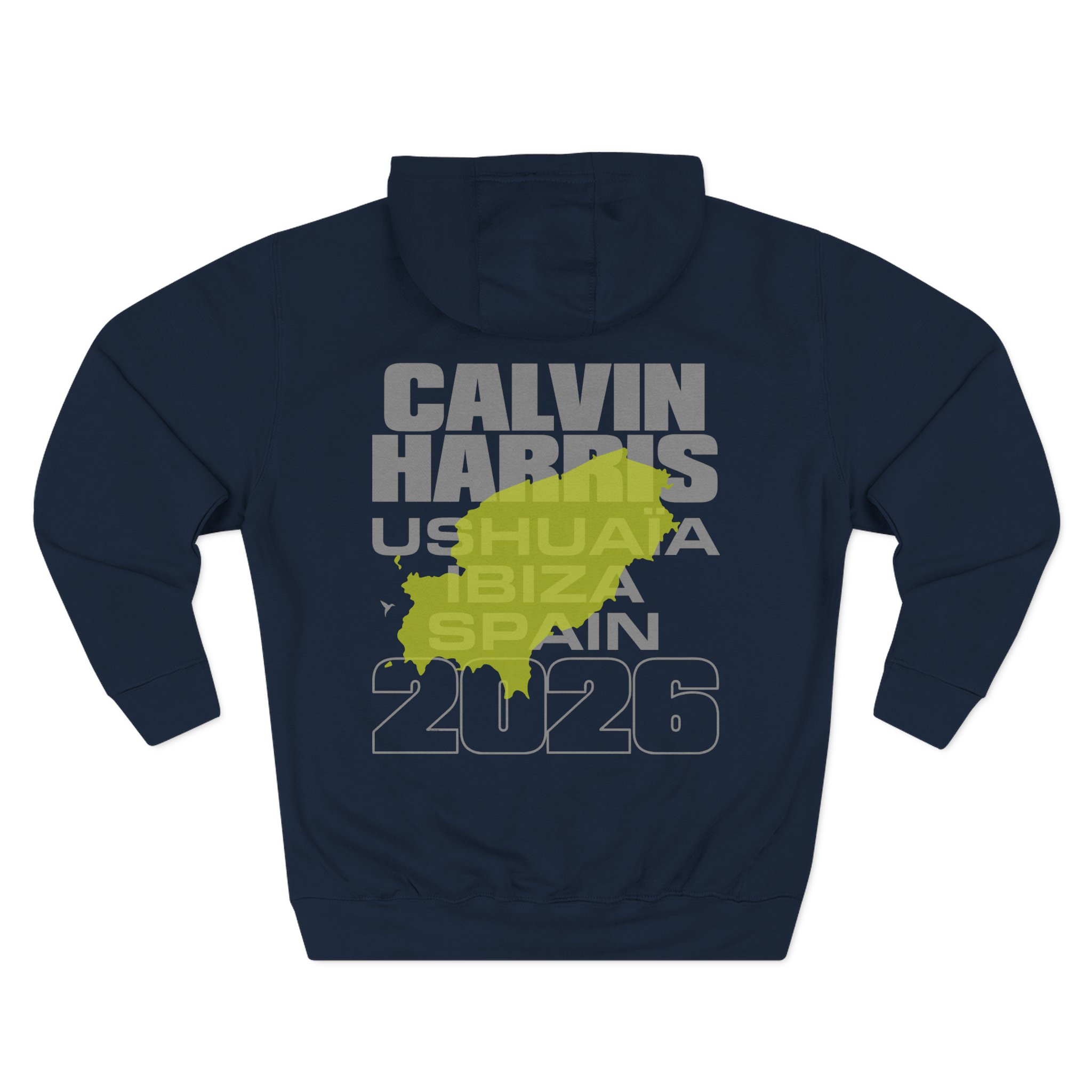 Calvin Harris Ibiza Text Three-Panel Fleece Hoodie - Image 6