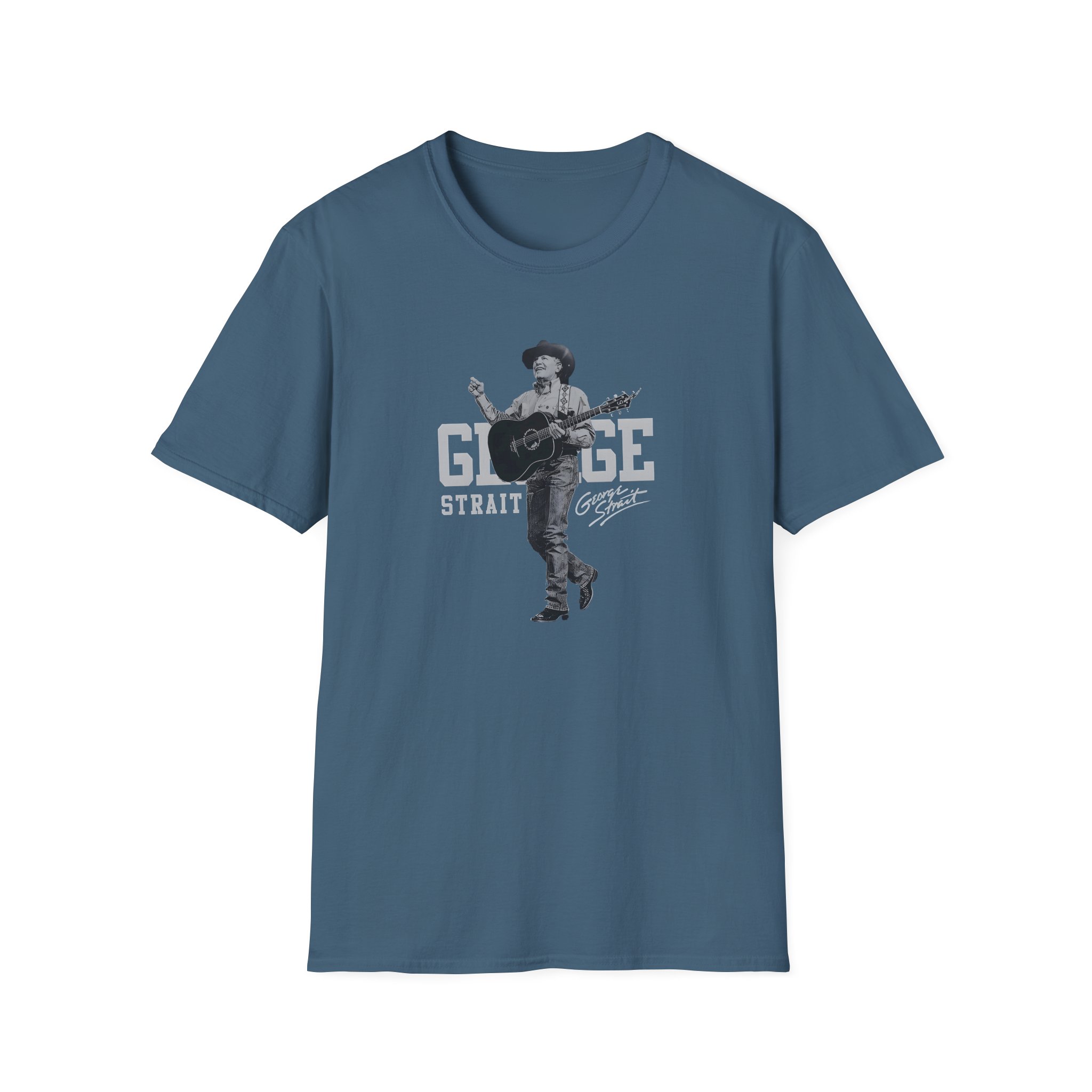 George Strait Peddling Unisex Softstyle T-Shirt - Image 11