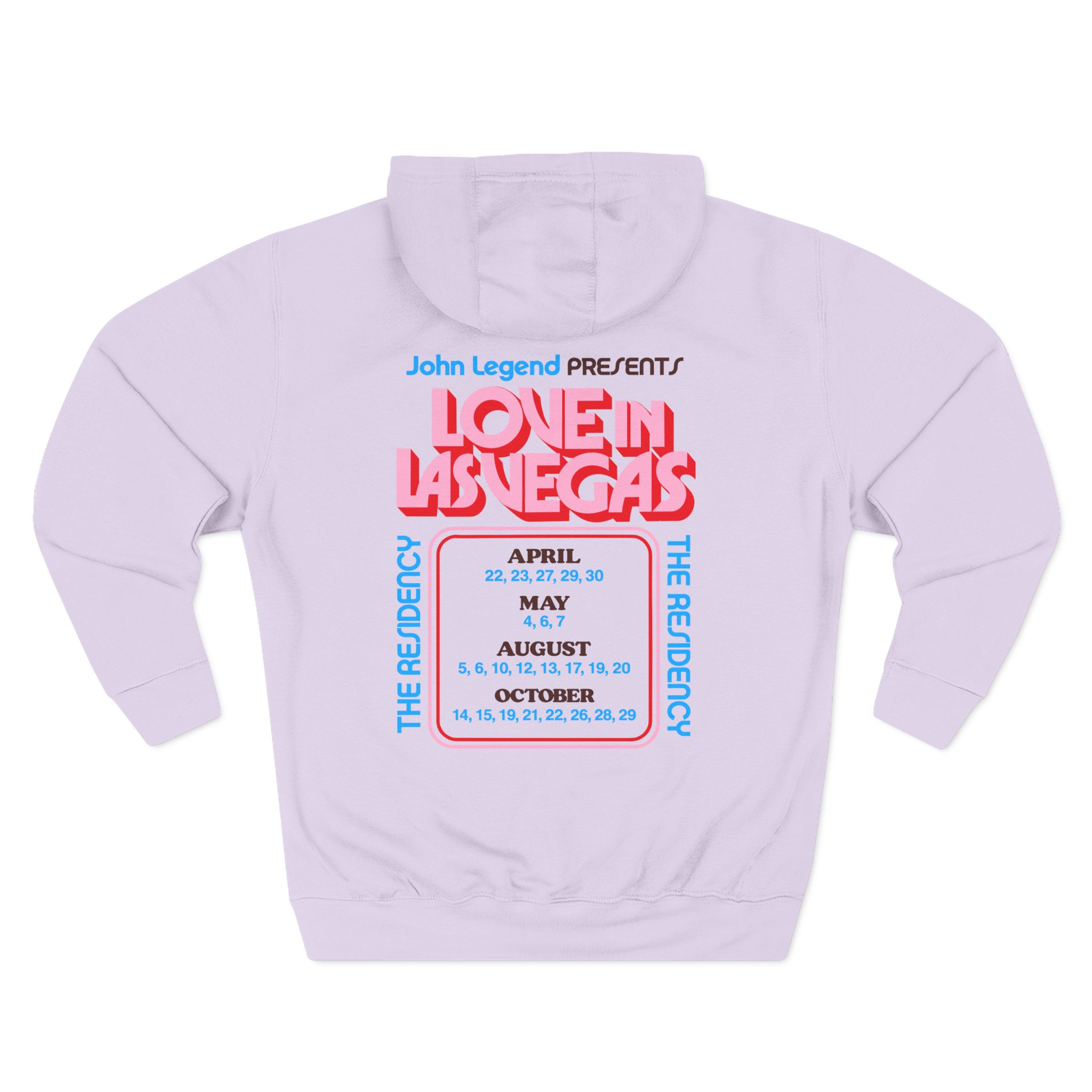 John Legend Love In Las Vegas Three-Panel Fleece Hoodie - Image 24