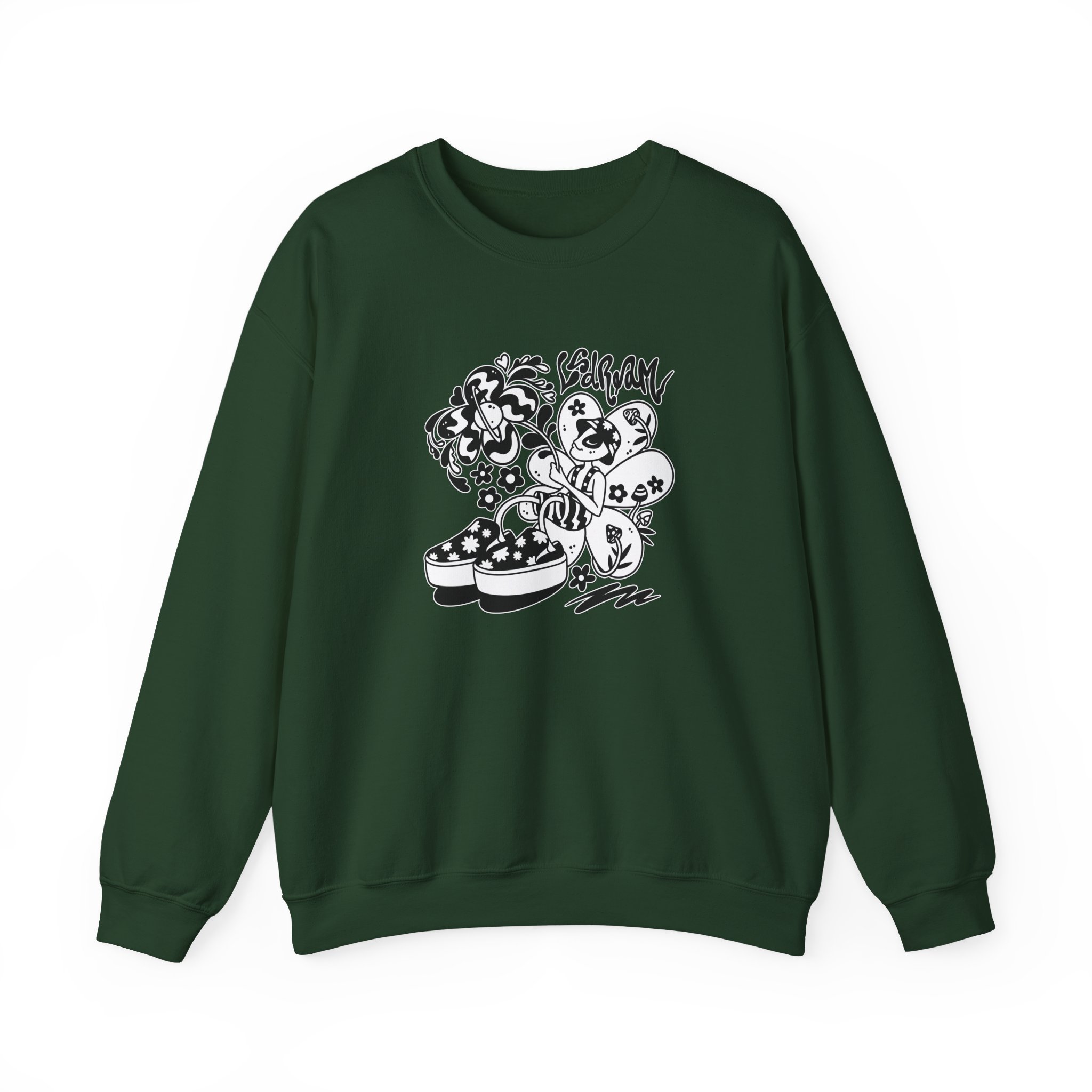 Lsdream Intergalactic Bloom Unisex Heavy Blend™ Crewneck Sweatshirt - Image 9
