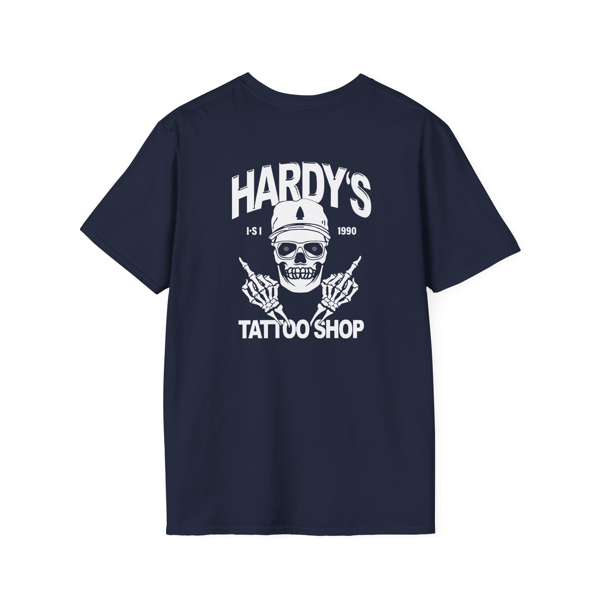 Hd Tattoo Shop Unisex Softstyle T-Shirt - Image 2