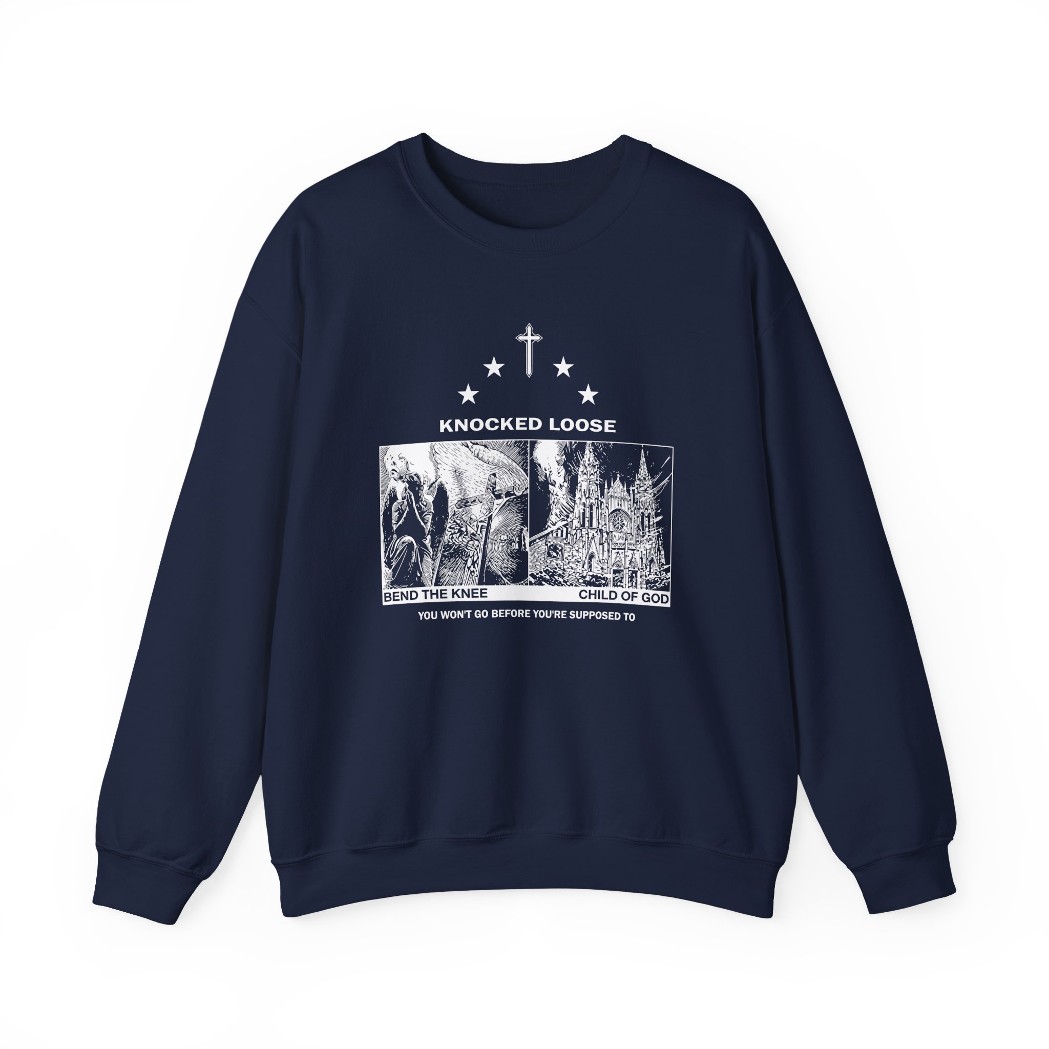 Knocked Loose Blinding Faith Royal Unisex Heavy Blend™ Crewneck Sweatshirt - Image 21