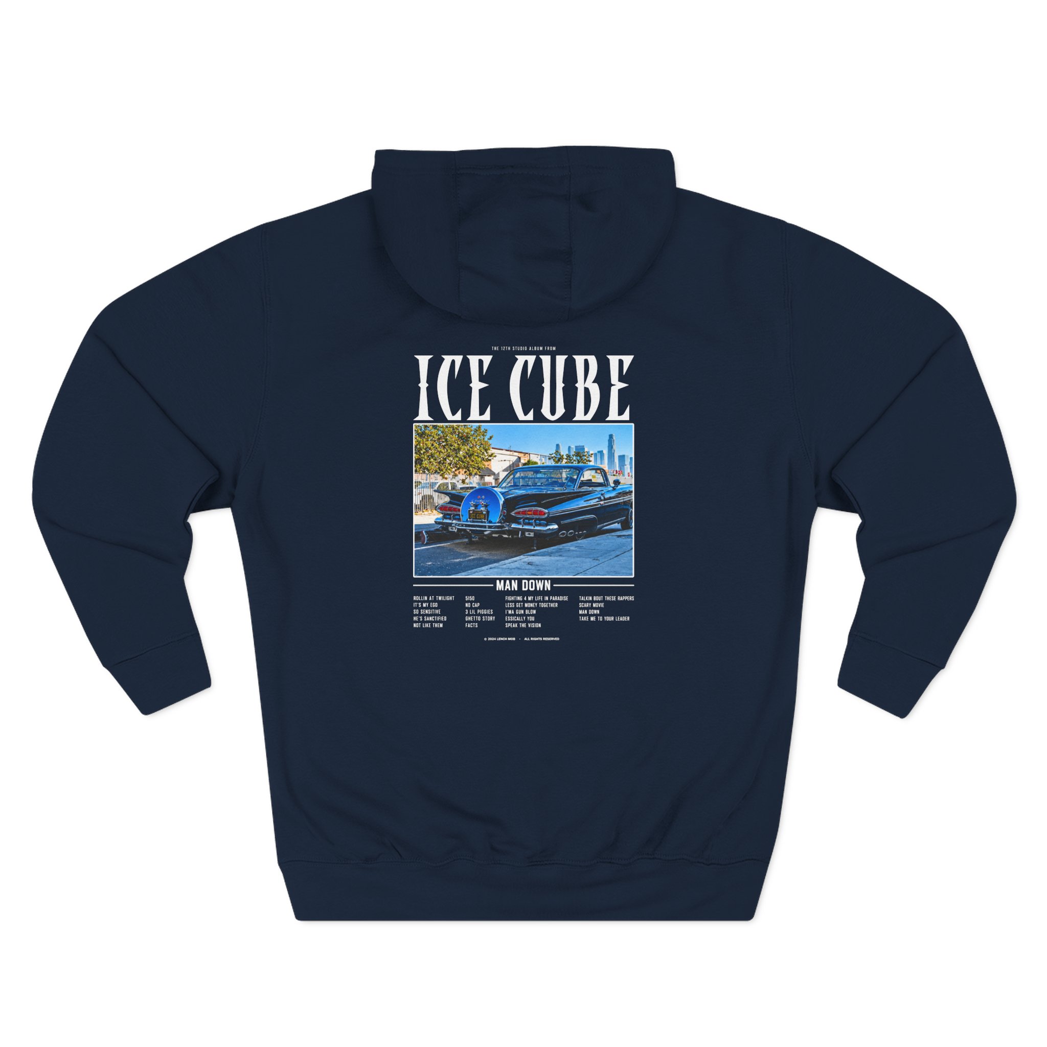 Ice Cube Man Down Street Three-Panel Fleece Hoodie - Image 10