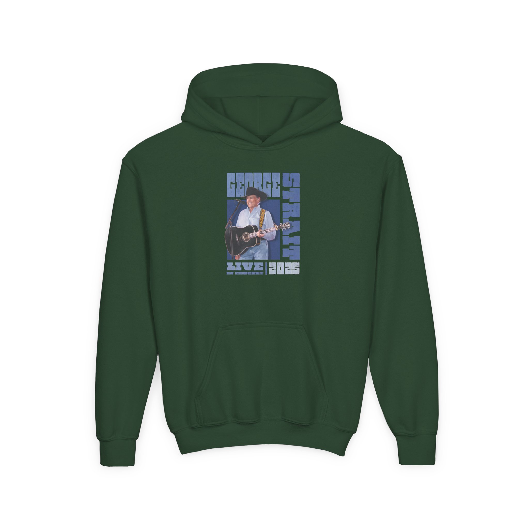 George Strait Tour Youth Heavy Blend Hooded Sweatshirt - Image 3