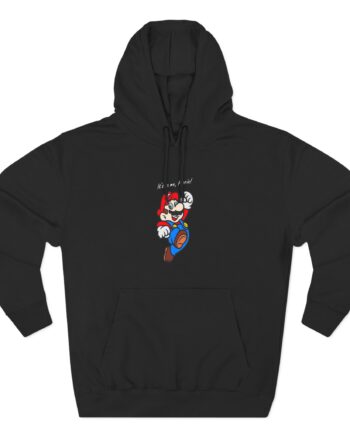 NTD It's-a Me, Mario Three-Panel Fleece Hoodie
