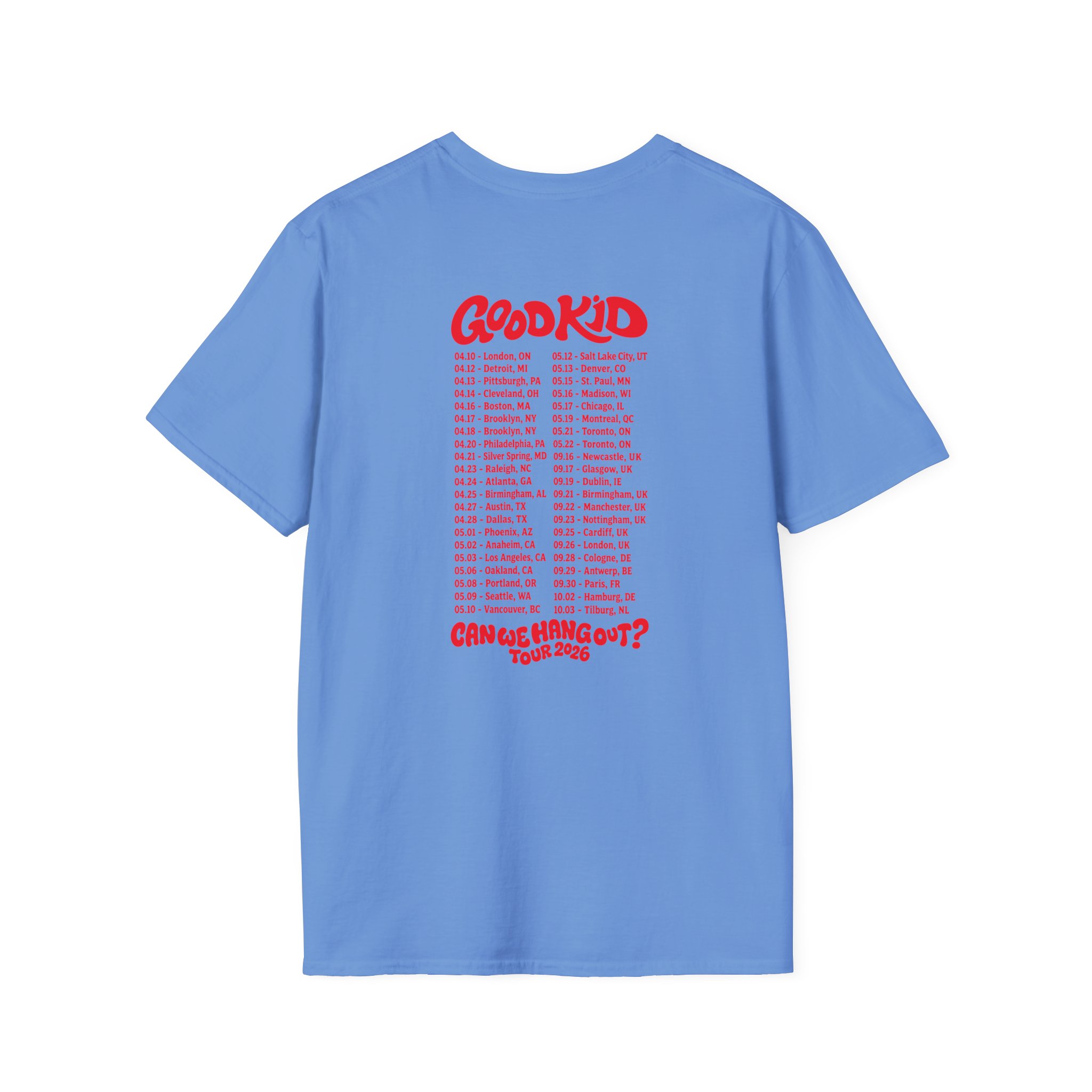 Good Kid Can We Hang Out Unisex Softstyle T-Shirt - Image 24