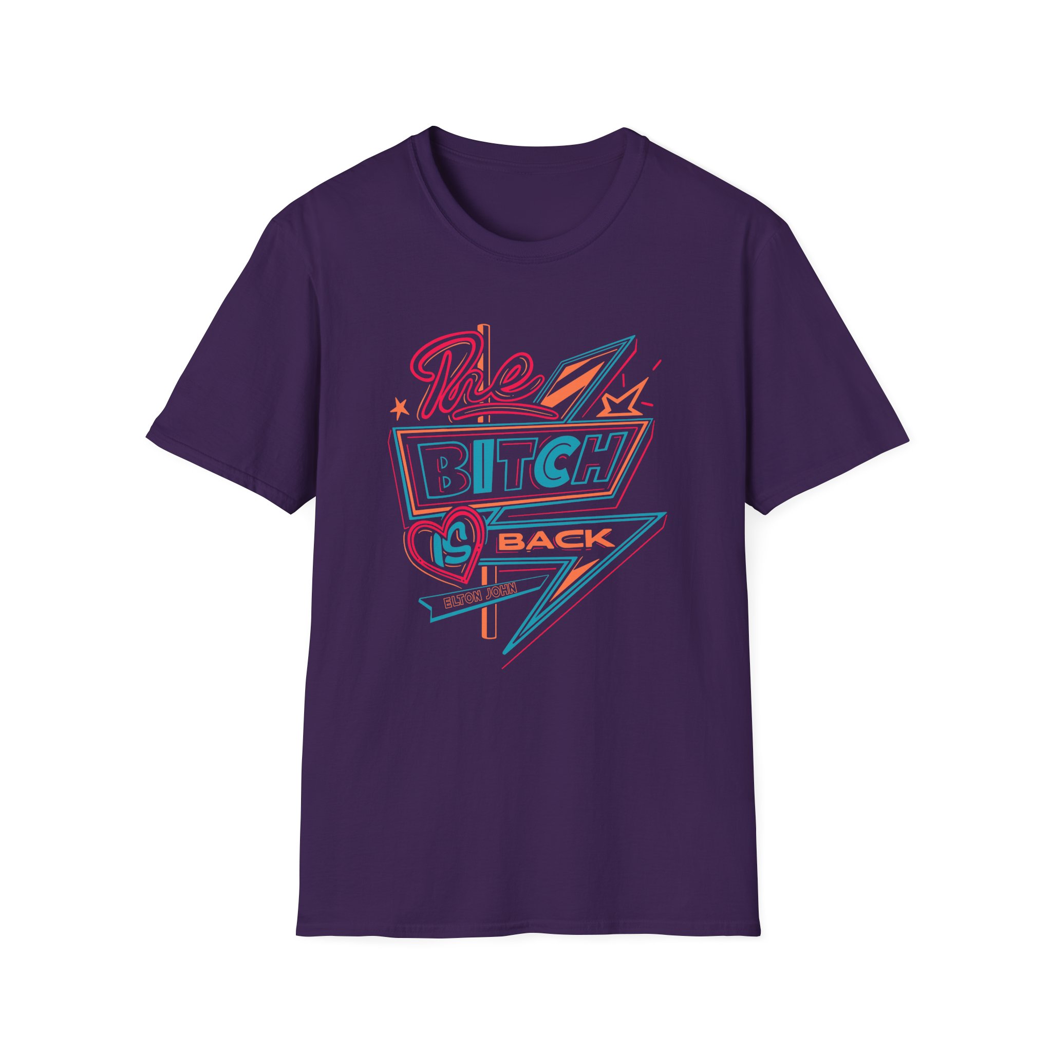 EJ Farewell The Bitch is Back Sign Unisex Softstyle T-Shirt - Image 9
