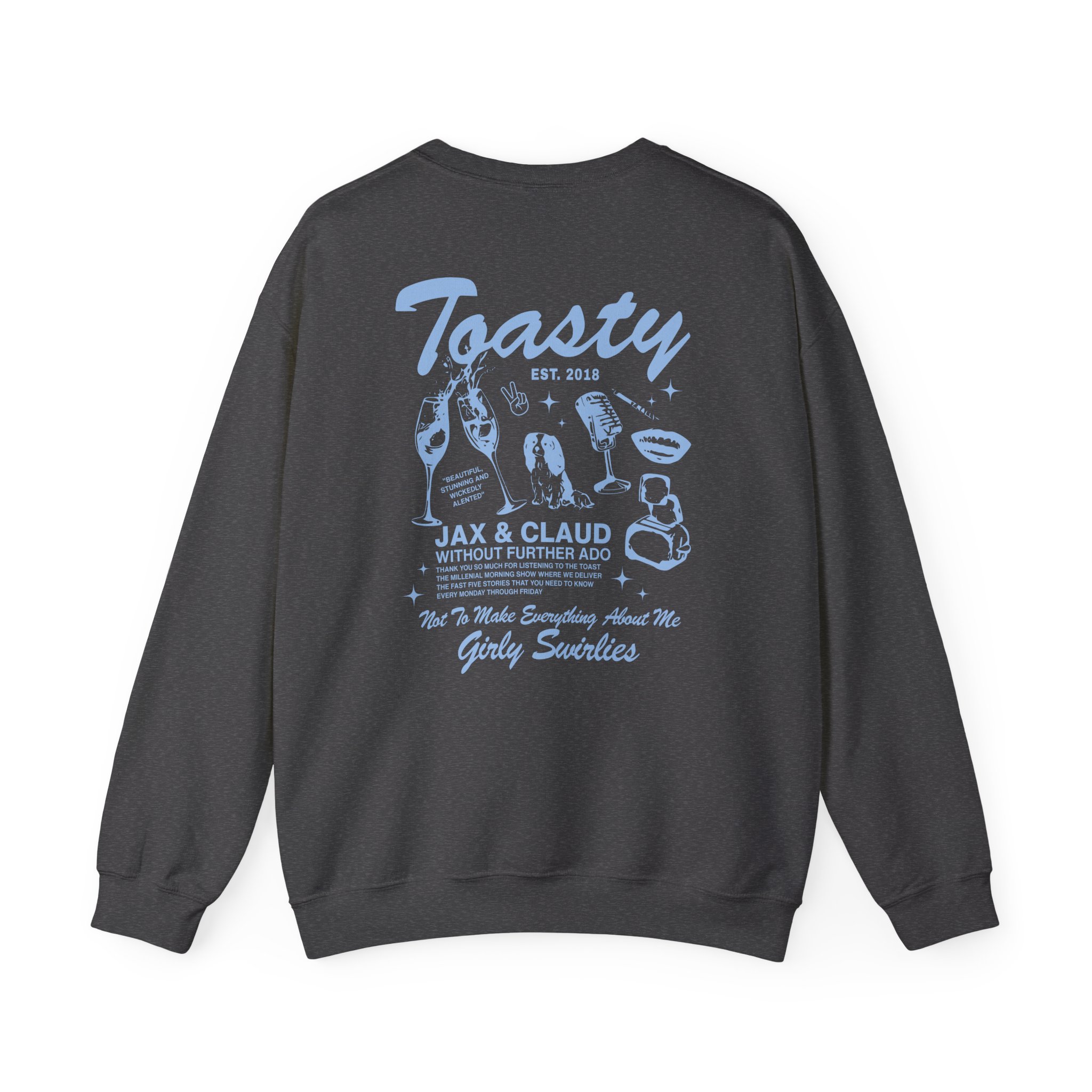 The Toast Toasty Boyfriend Unisex Heavy Blend™ Crewneck Sweatshirt - Image 18