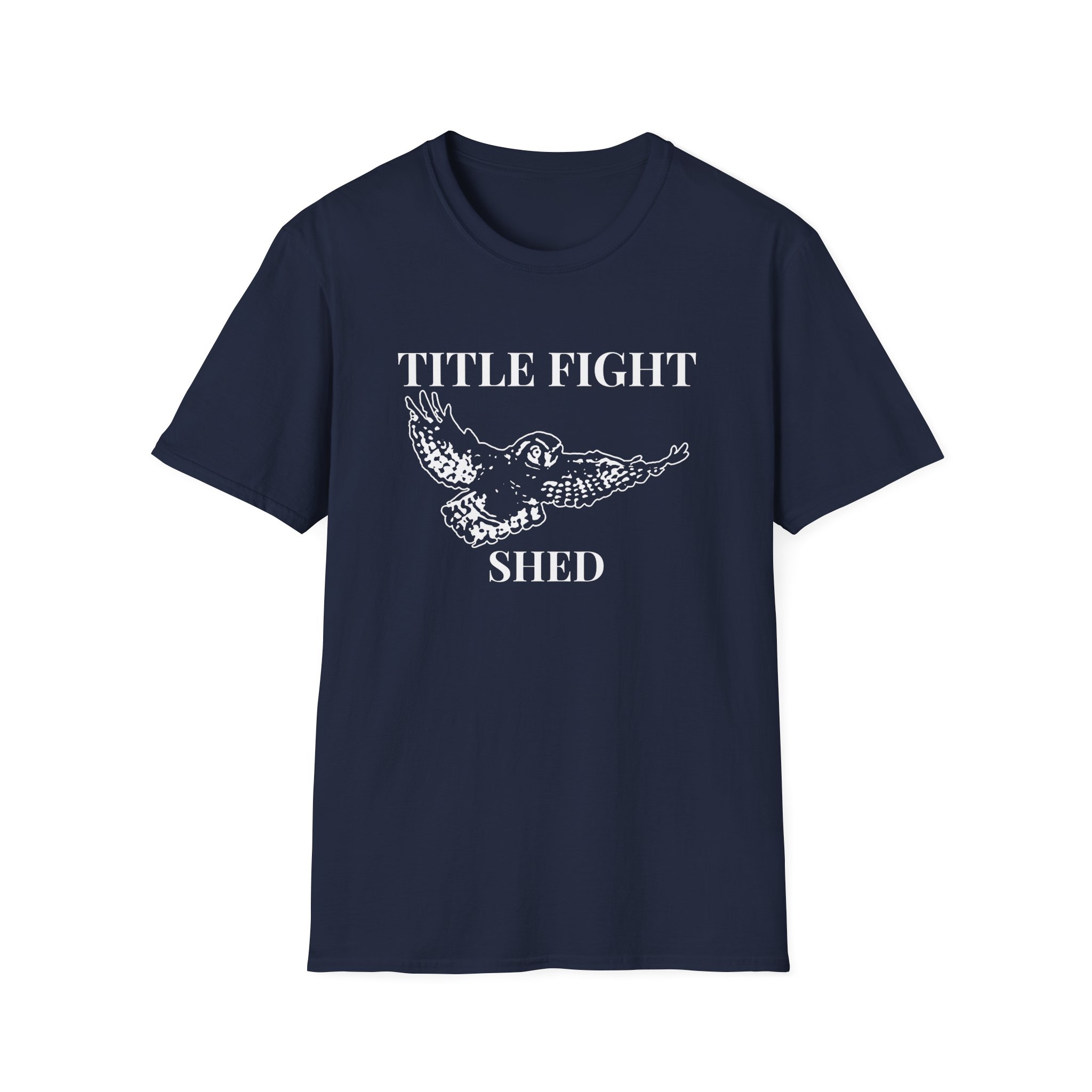 Cold Cuts Title Fight Shed Owl Unisex Softstyle T-Shirt - Image 19