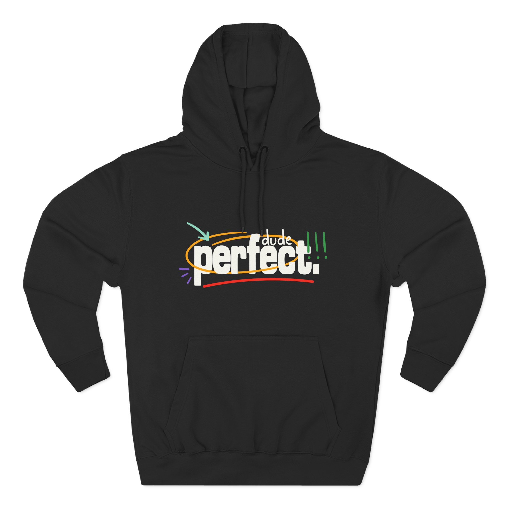 Dude Perfect Three-Panel Fleece Hoodie