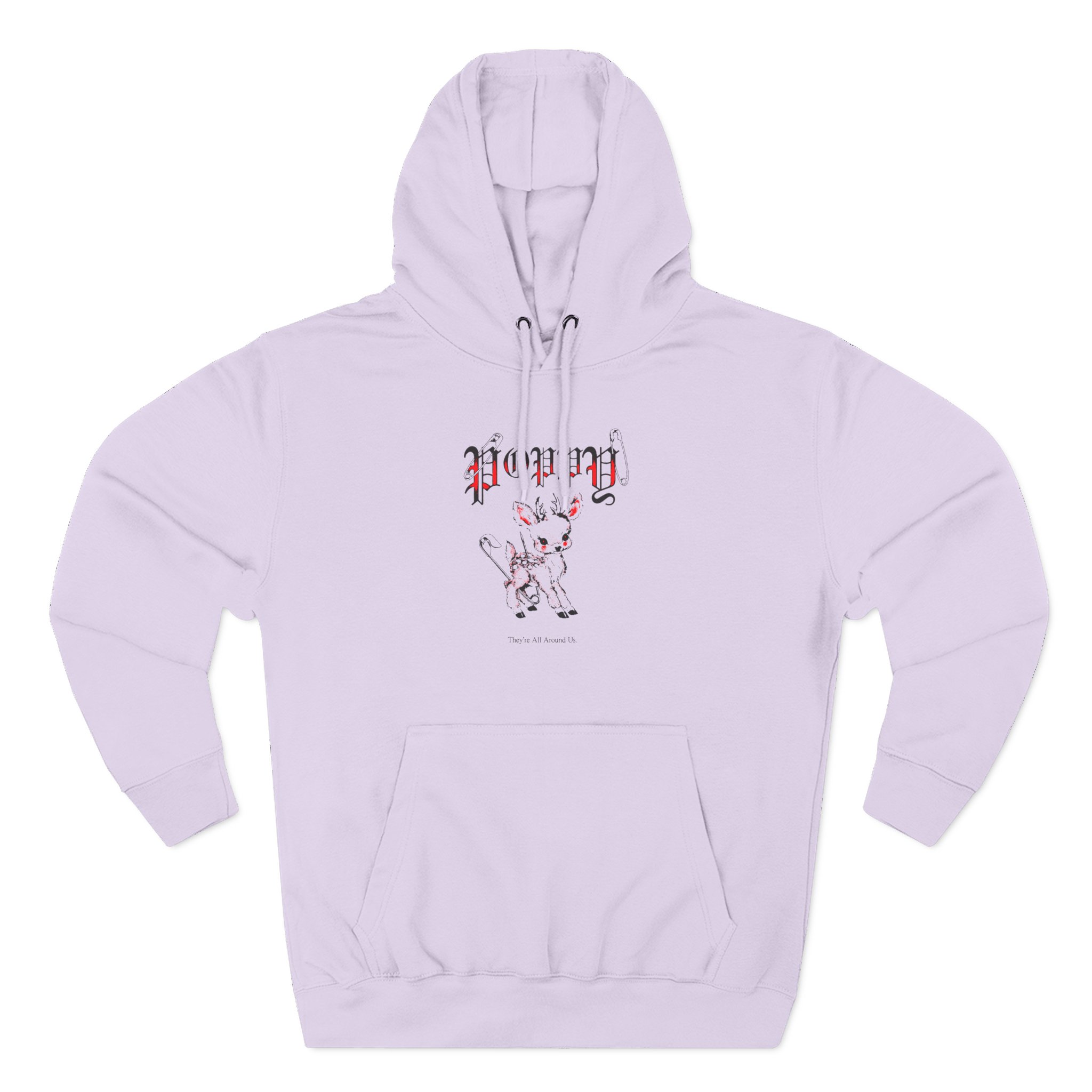 Poppy Deer Three-Panel Fleece Hoodie - Image 9