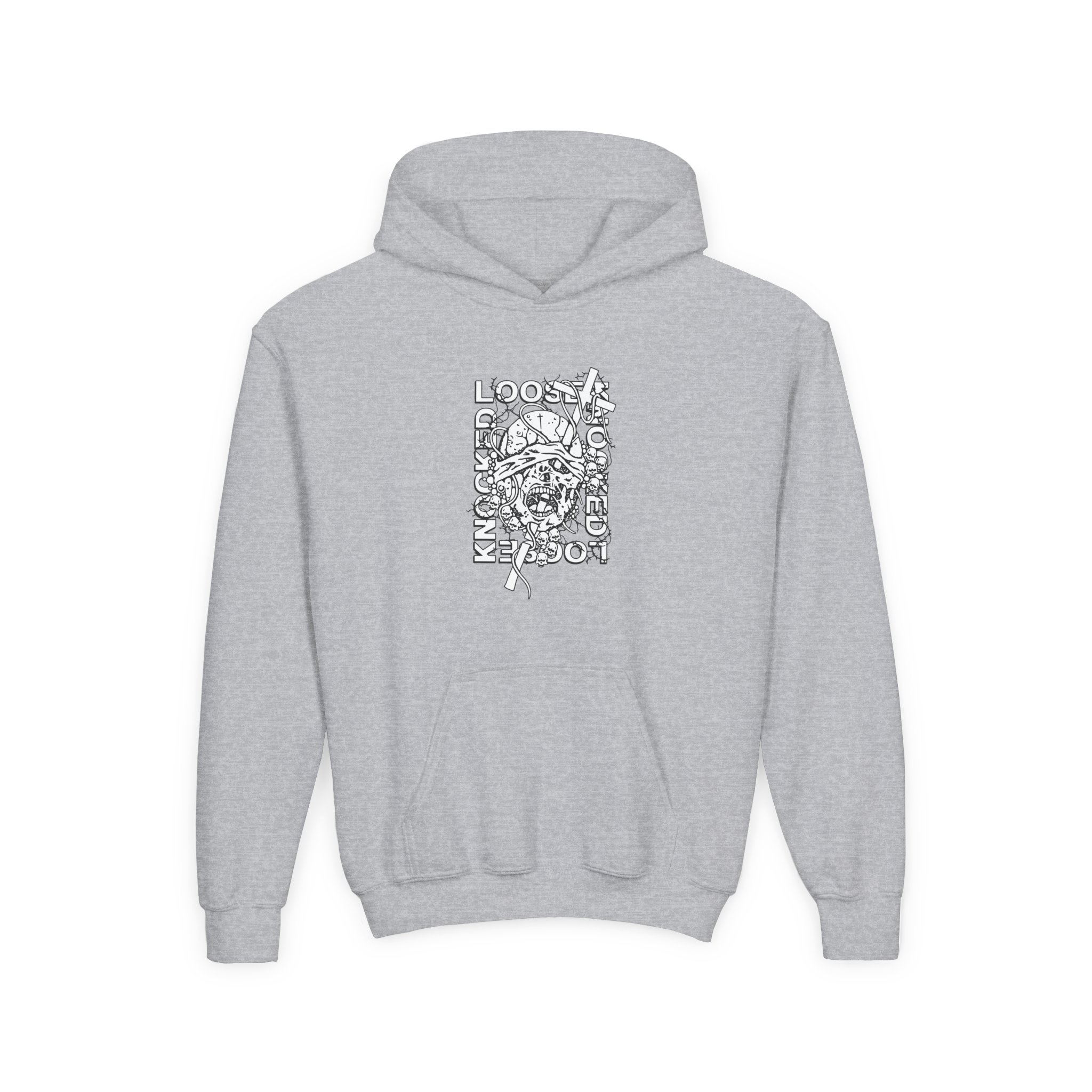 Knocked Loose Blinding Faith Youth Heavy Blend Hooded Sweatshirt - Image 3