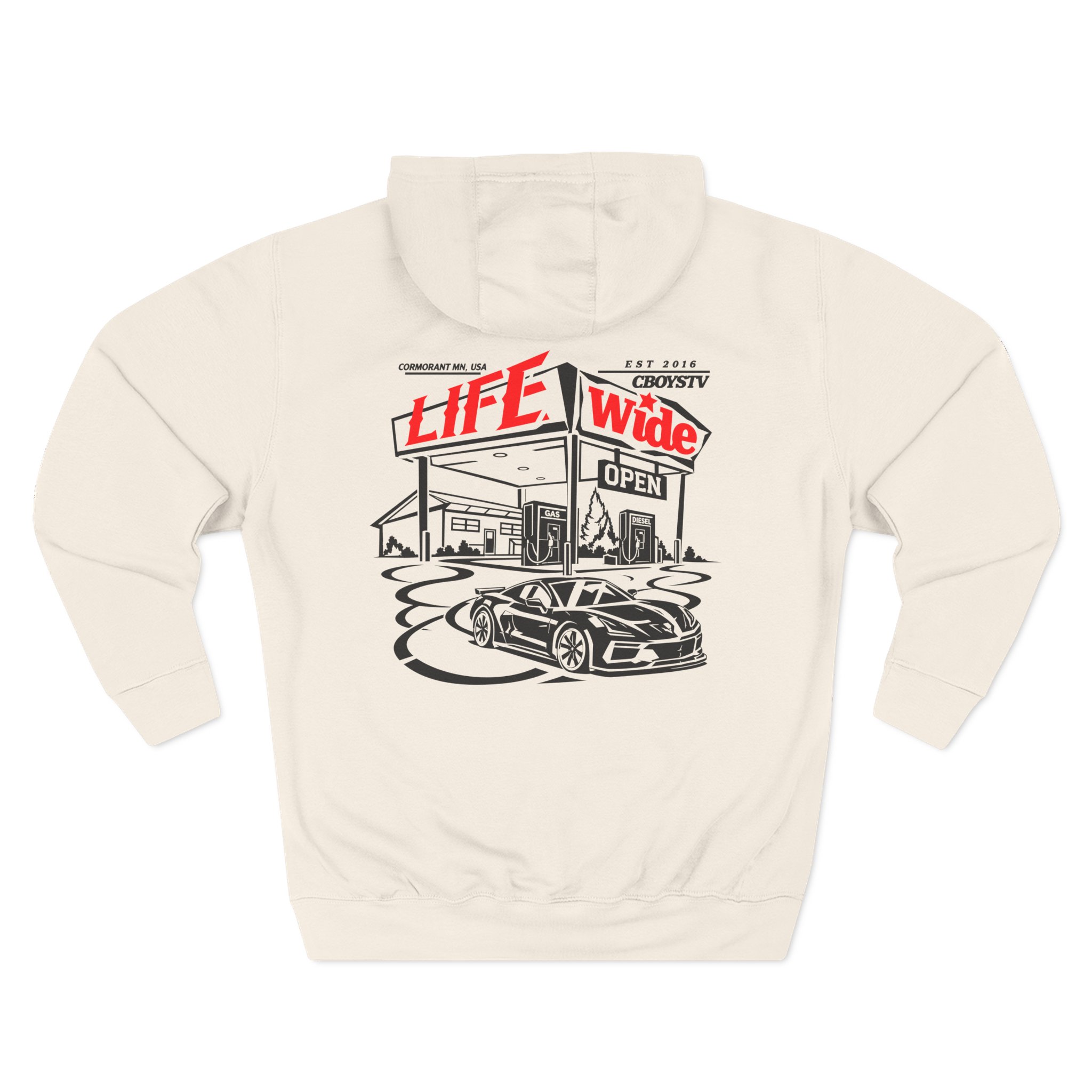Cboystv C7-Store Three-Panel Fleece Hoodie - Image 6