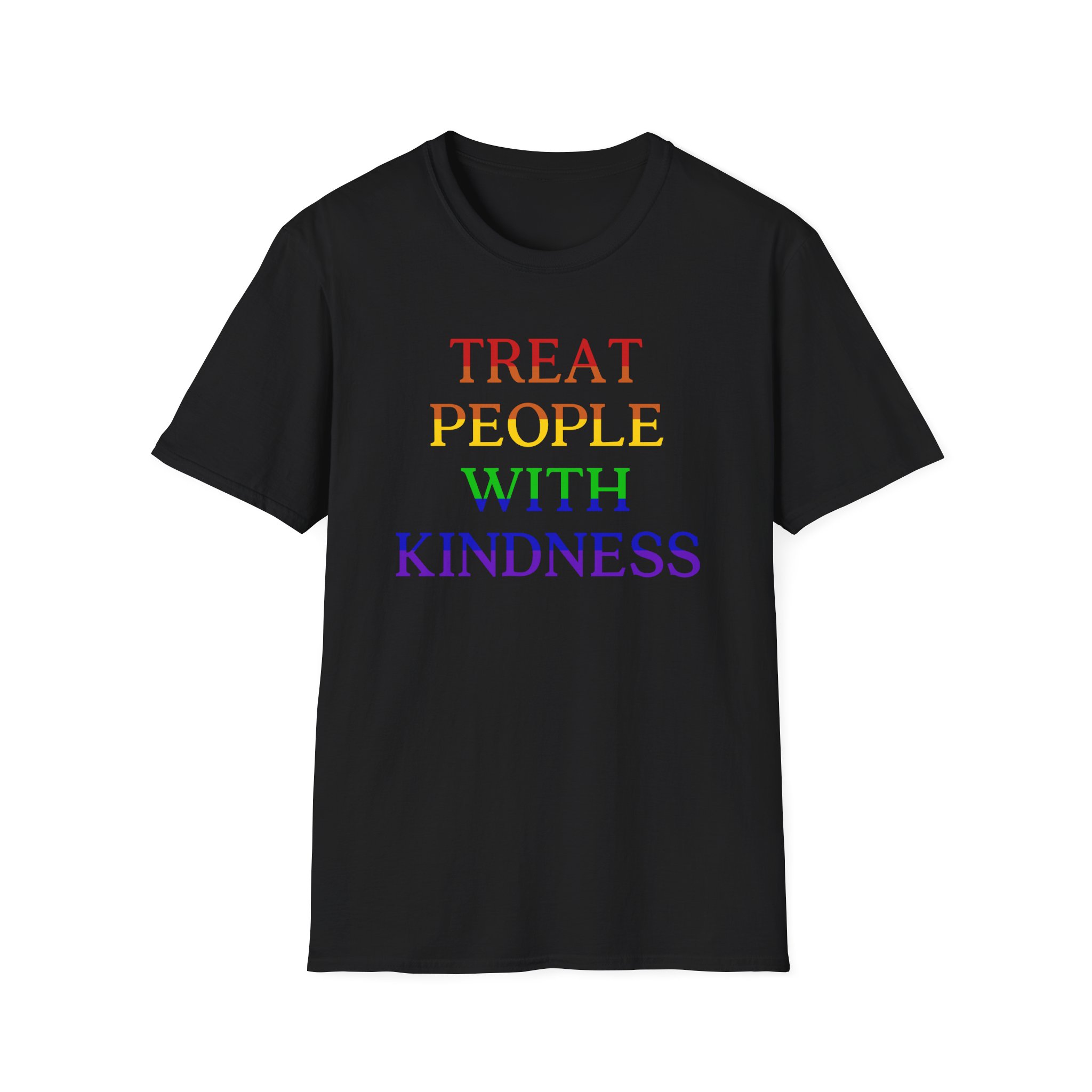 Love on Tour Treat People With Kindness Unisex Softstyle T-Shirt - Image 3