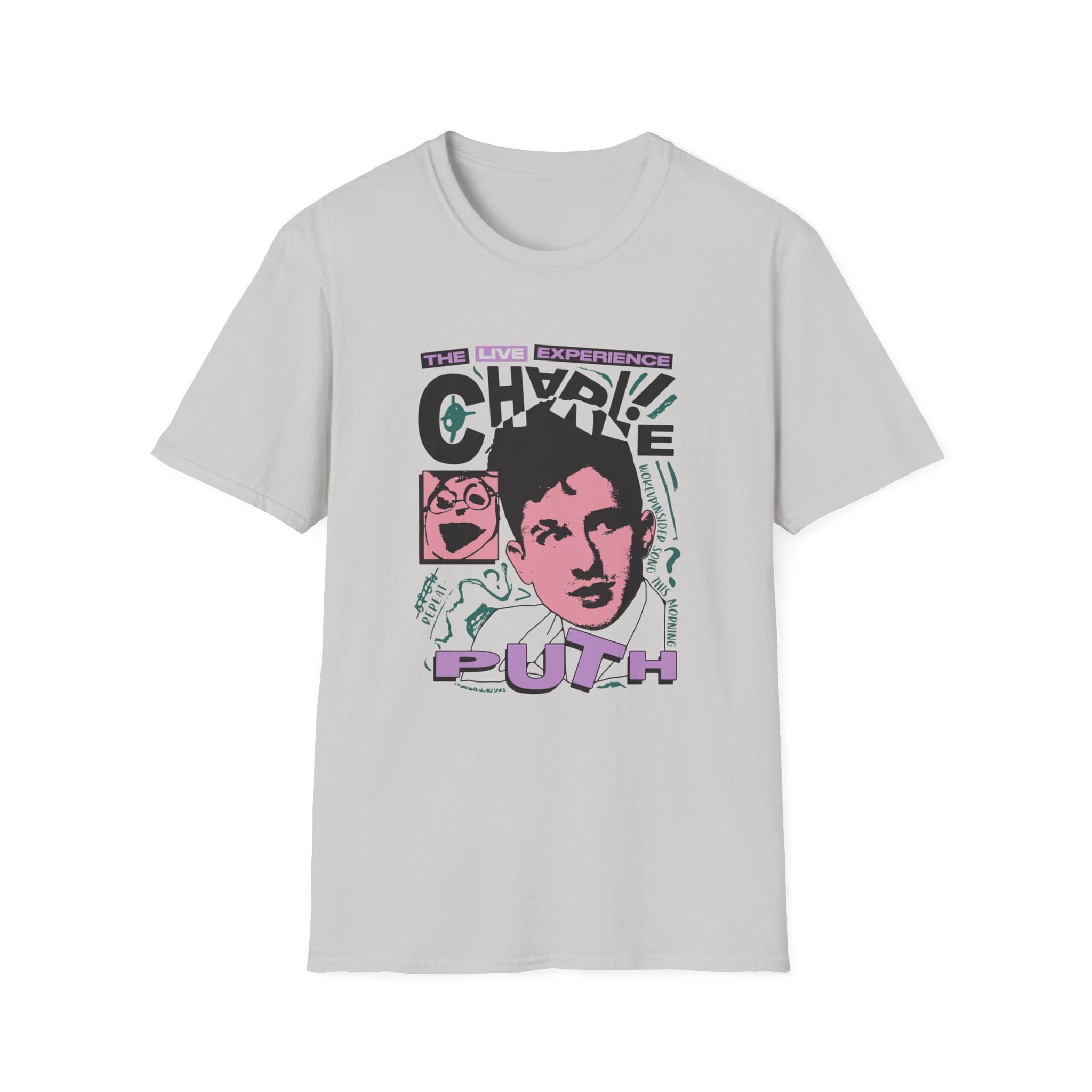 Charlie Puth Live Experience Unisex Softstyle T-Shirt - Image 5