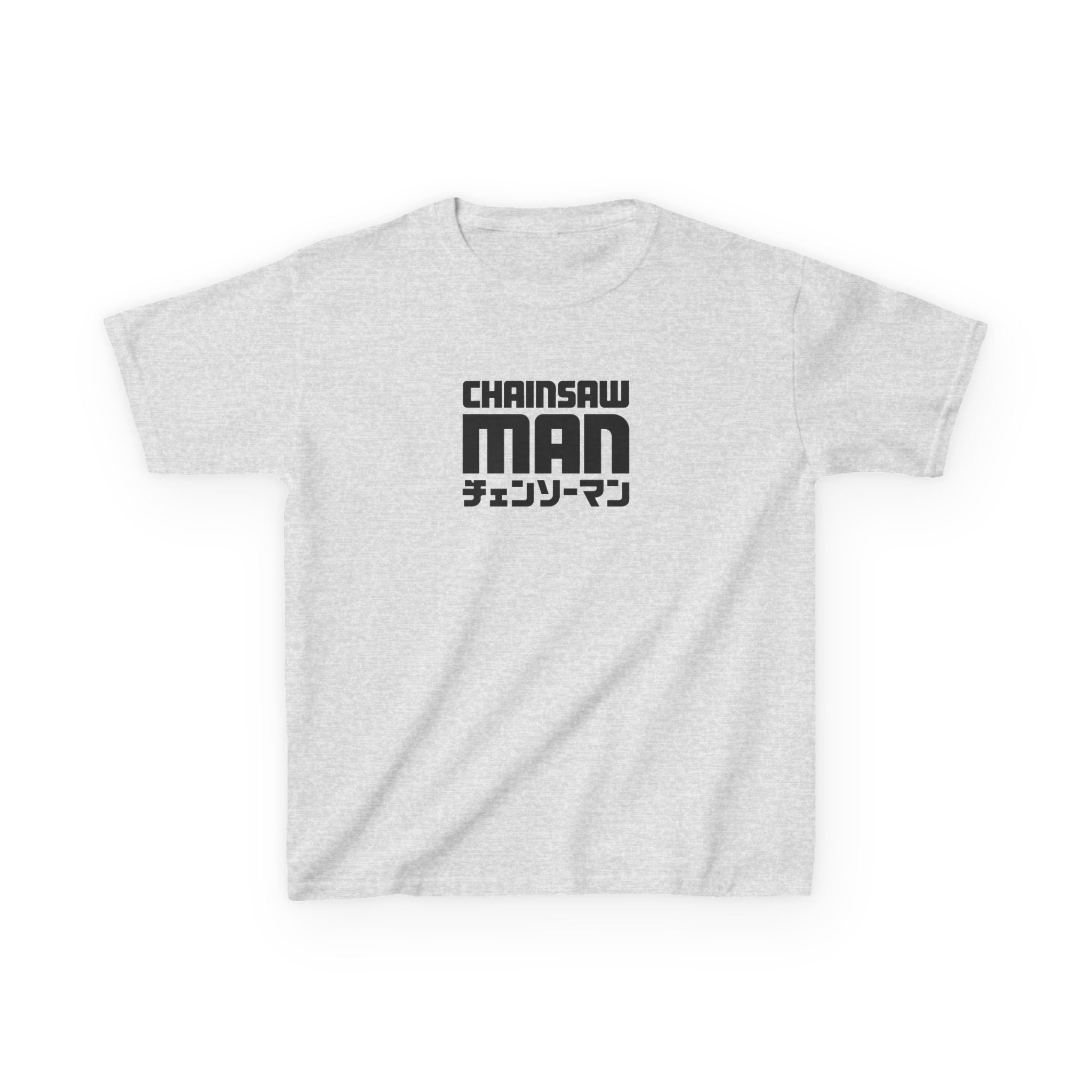Chainsaw Man Bordeaux Smile Kids Heavy Cotton™ Tee - Image 5