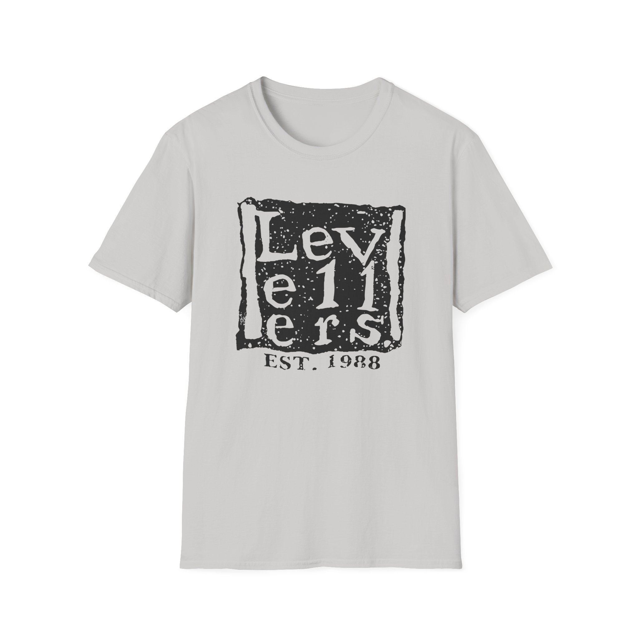 Levellers Logo Unisex Softstyle T-shirt - Image 7
