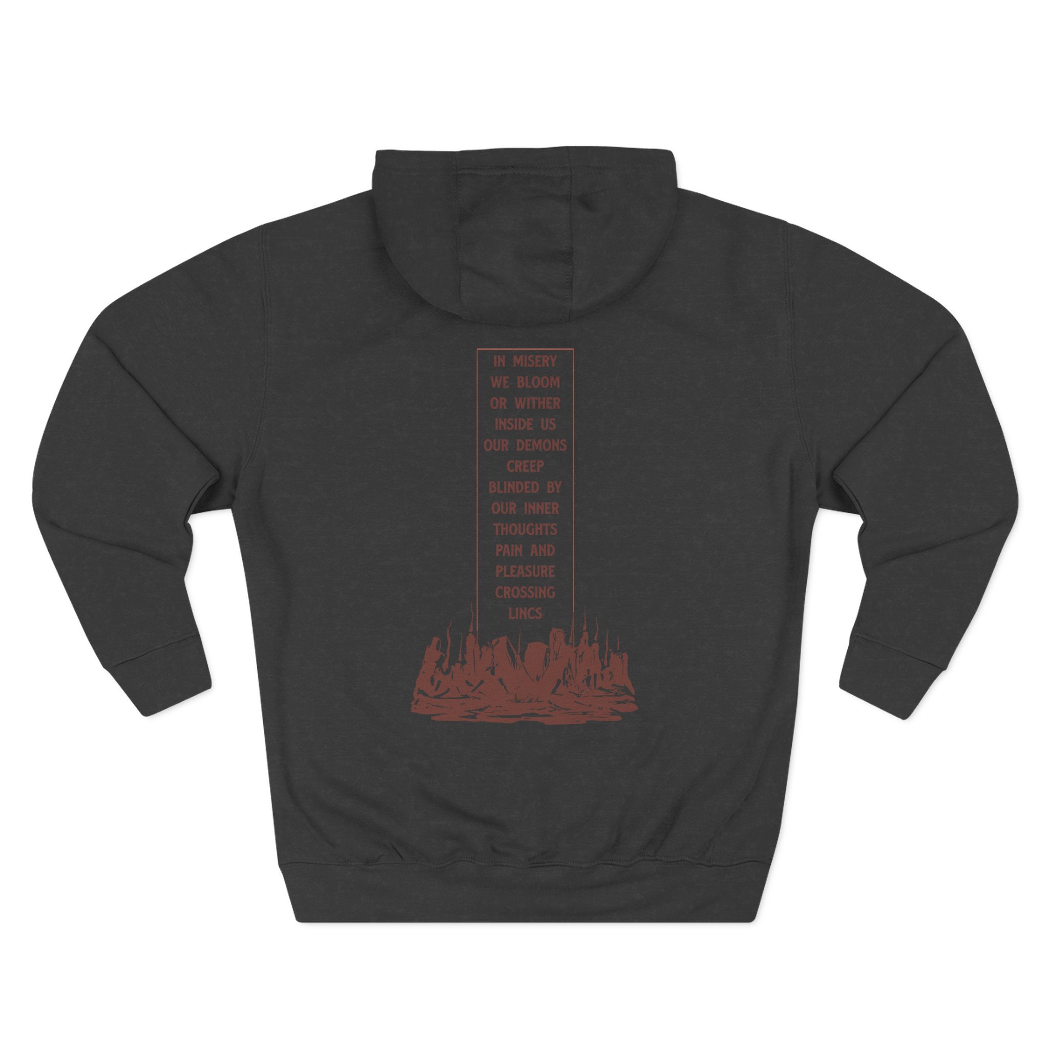 Angelmaker Exit Signs Three-Panel Fleece Hoodie - Image 6