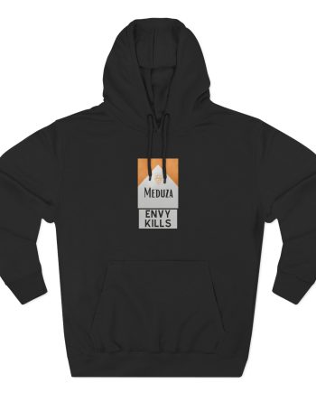 Meduza Envy Boxy Tie-dyed Three-Panel Fleece Hoodie