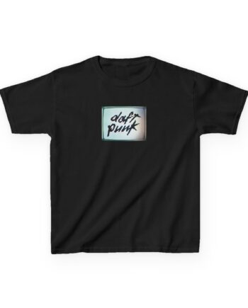 Kids Daft Punk Human After All Black Heavy Cotton™ Tee