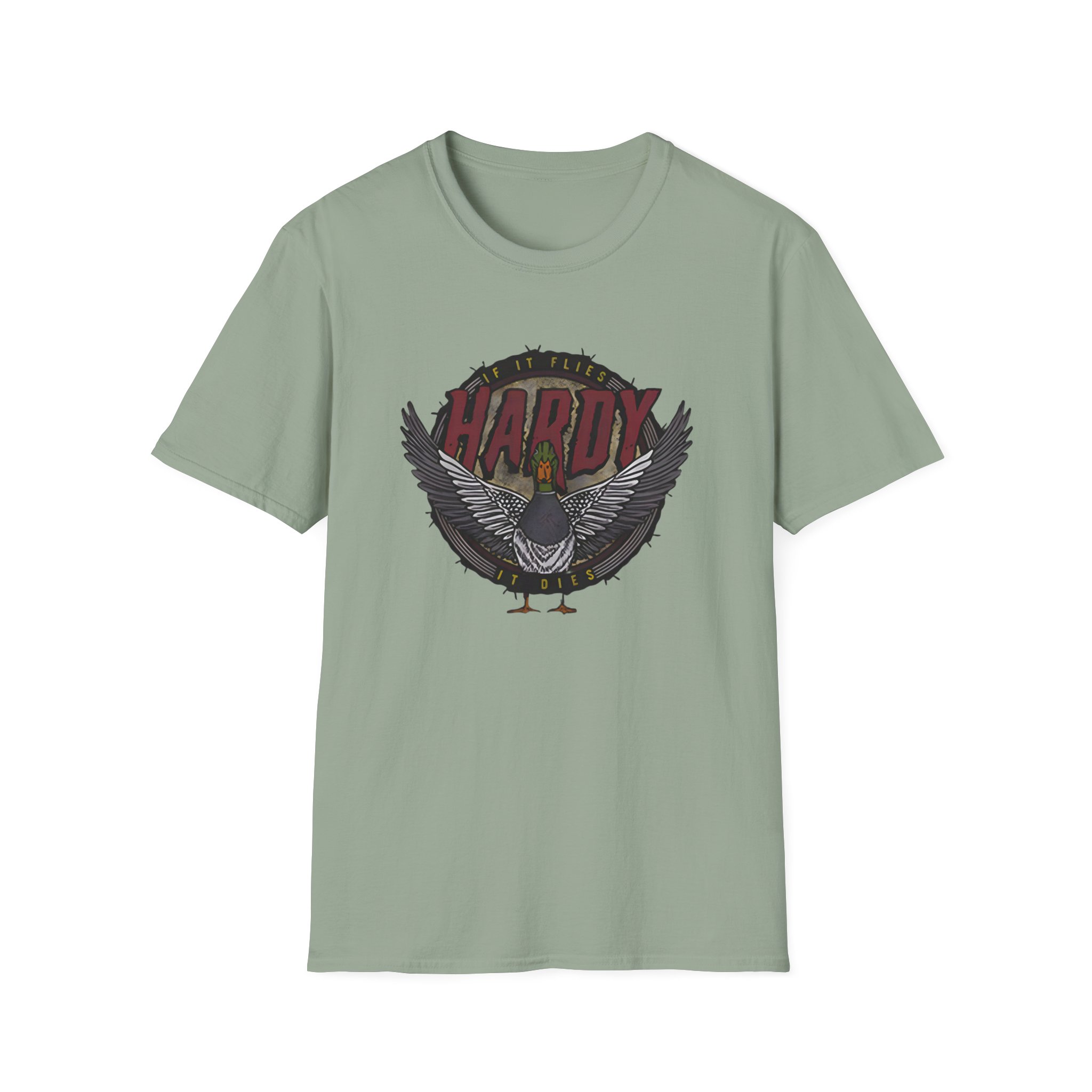 Hd if It Flies Unisex Softstyle T-Shirt - Image 15