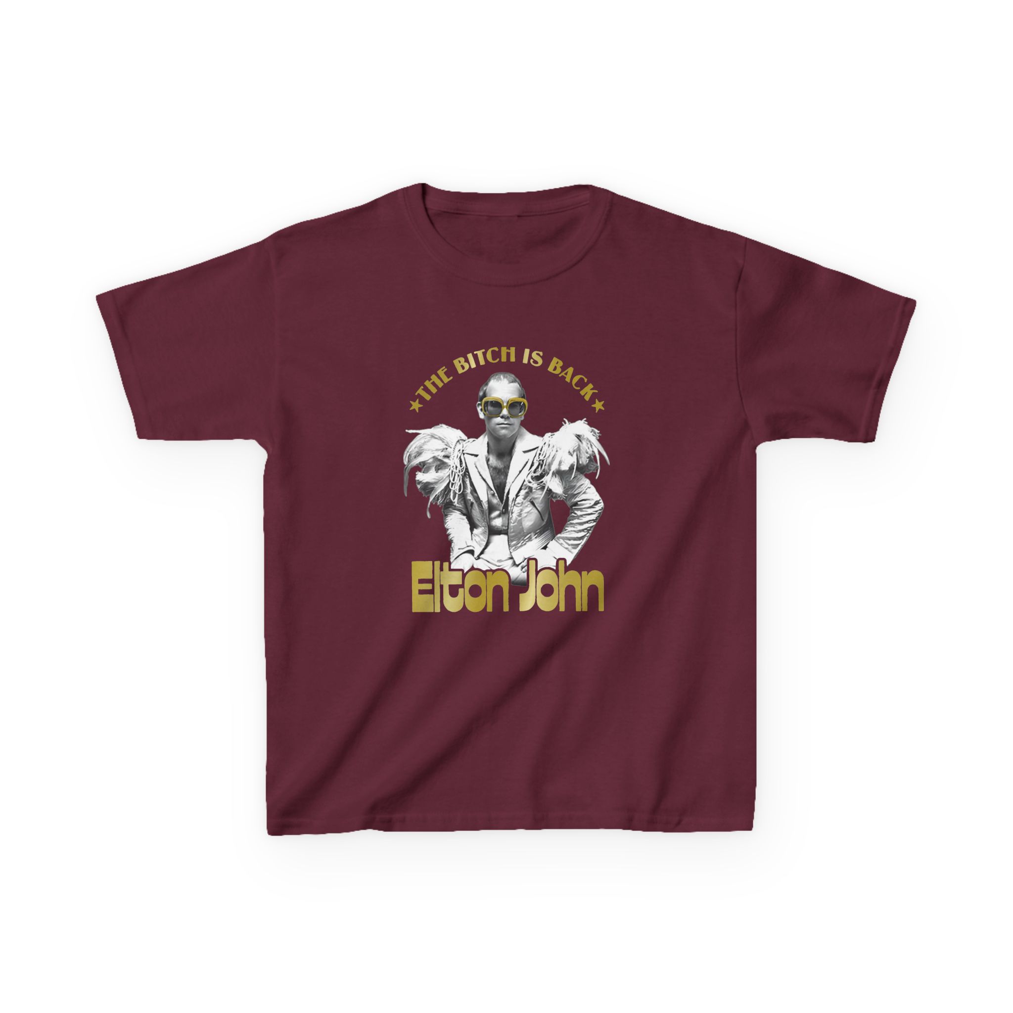 Ej Farewell Bitch is Back Foil Kids Heavy Cotton™ Tee - Image 3
