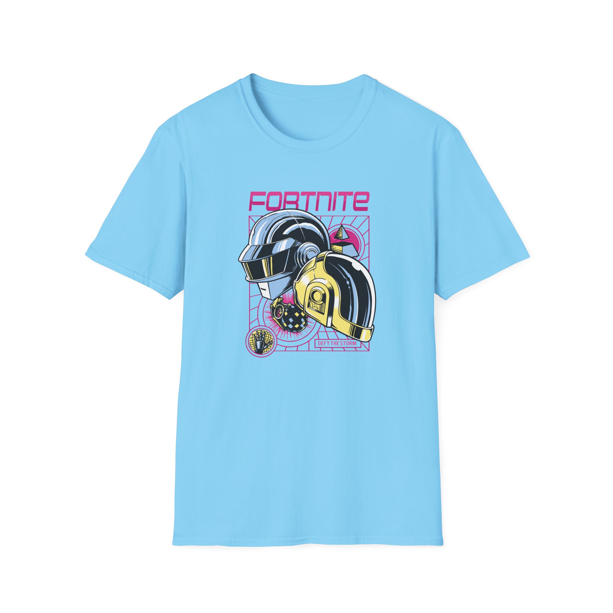 Daft Punk Fortnite X Daft Punk Unisex Softstyle T-Shirt - Image 19