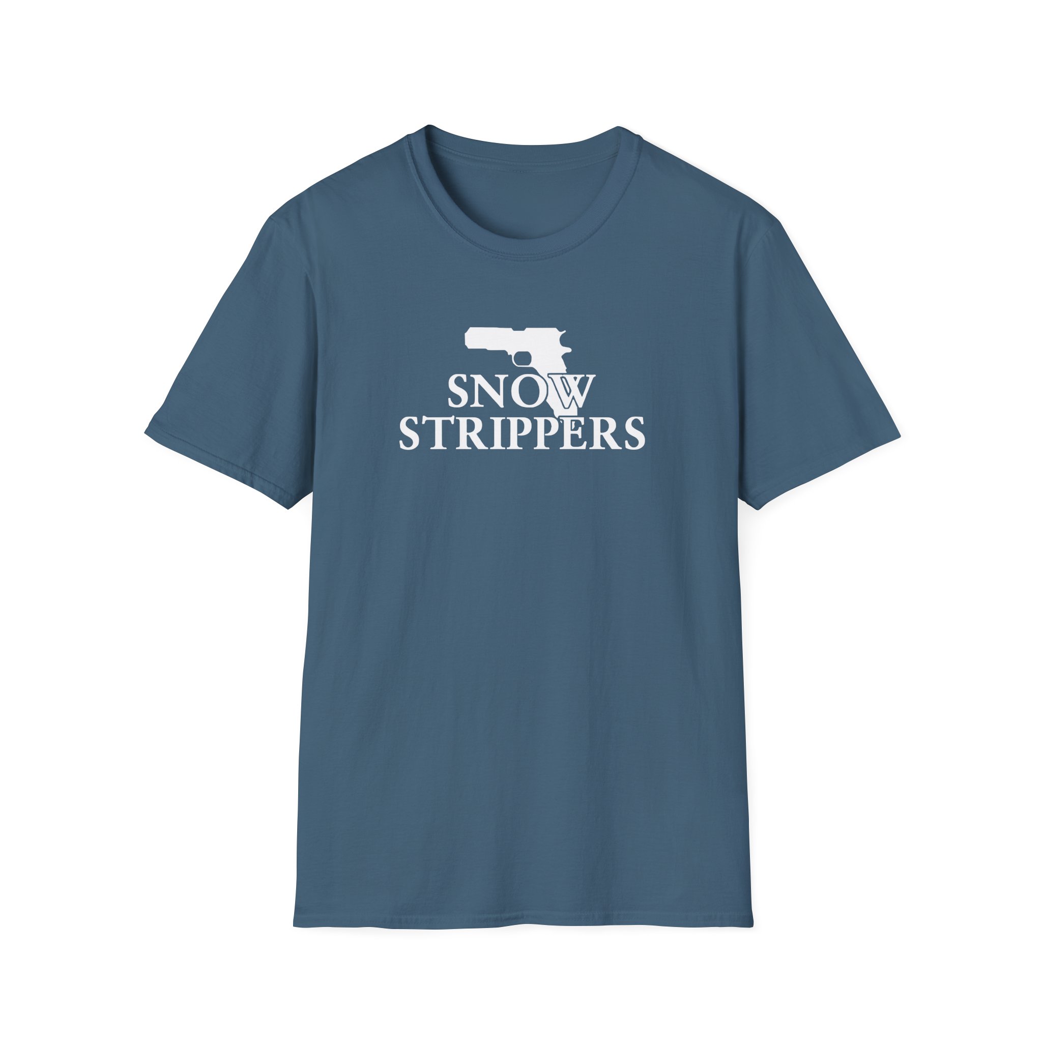 Snow Strippers Unisex Softstyle T-Shirt - Image 11