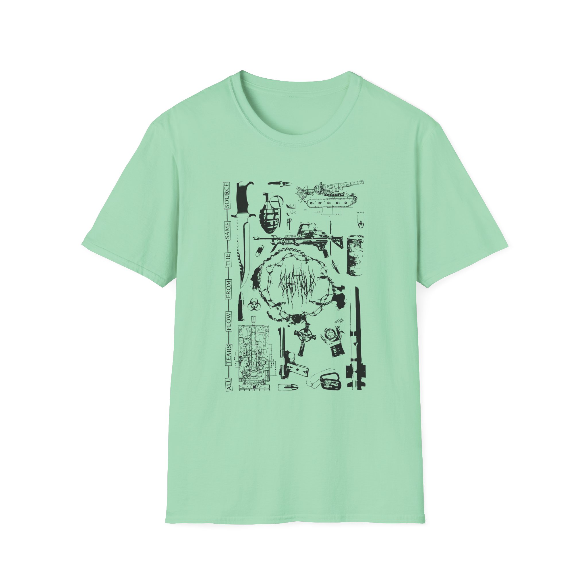Chat Pile Shame Unisex Softstyle T-Shirt - Image 17
