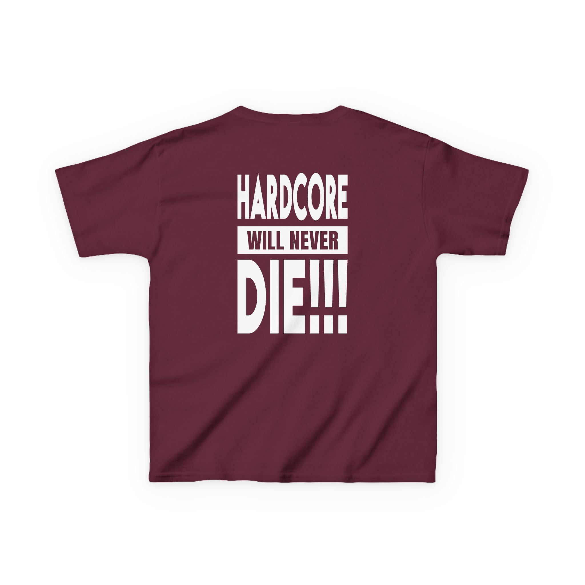 Thunderdome Hardcore Will Never Die Kids Heavy Cotton™ Tee - Image 4