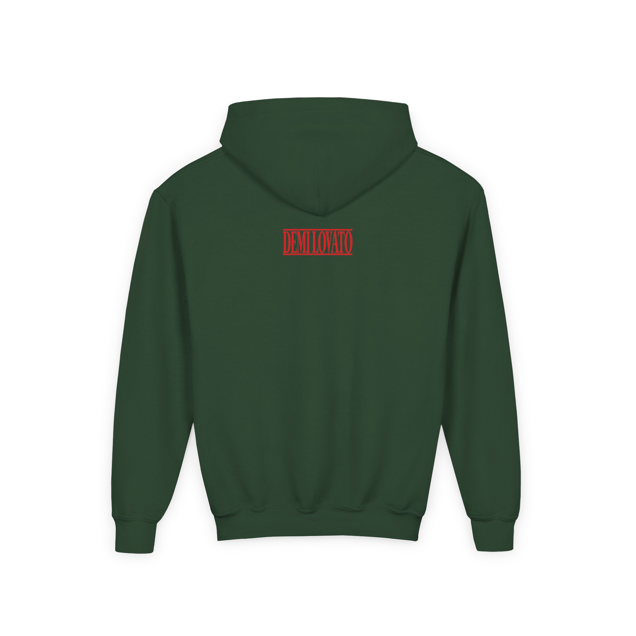 D L Bleeding Cross Youth Heavy Blend Hooded Sweatshirt - Image 4