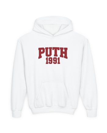Charlie Puth Puth 1991 Youth Heavy Blend Hooded Sweatshirt