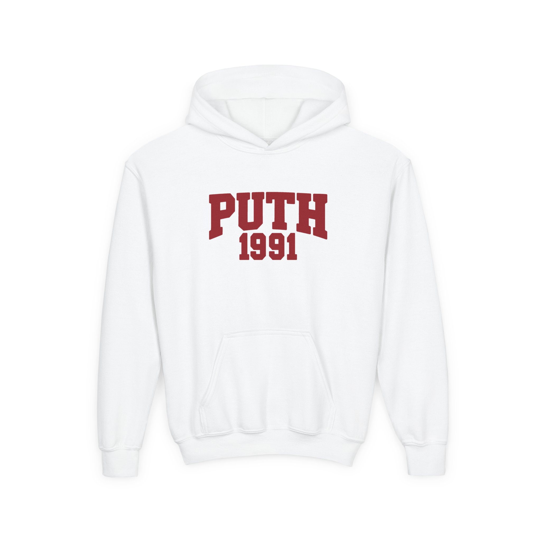 Charlie Puth Puth 1991 Youth Heavy Blend Hooded Sweatshirt
