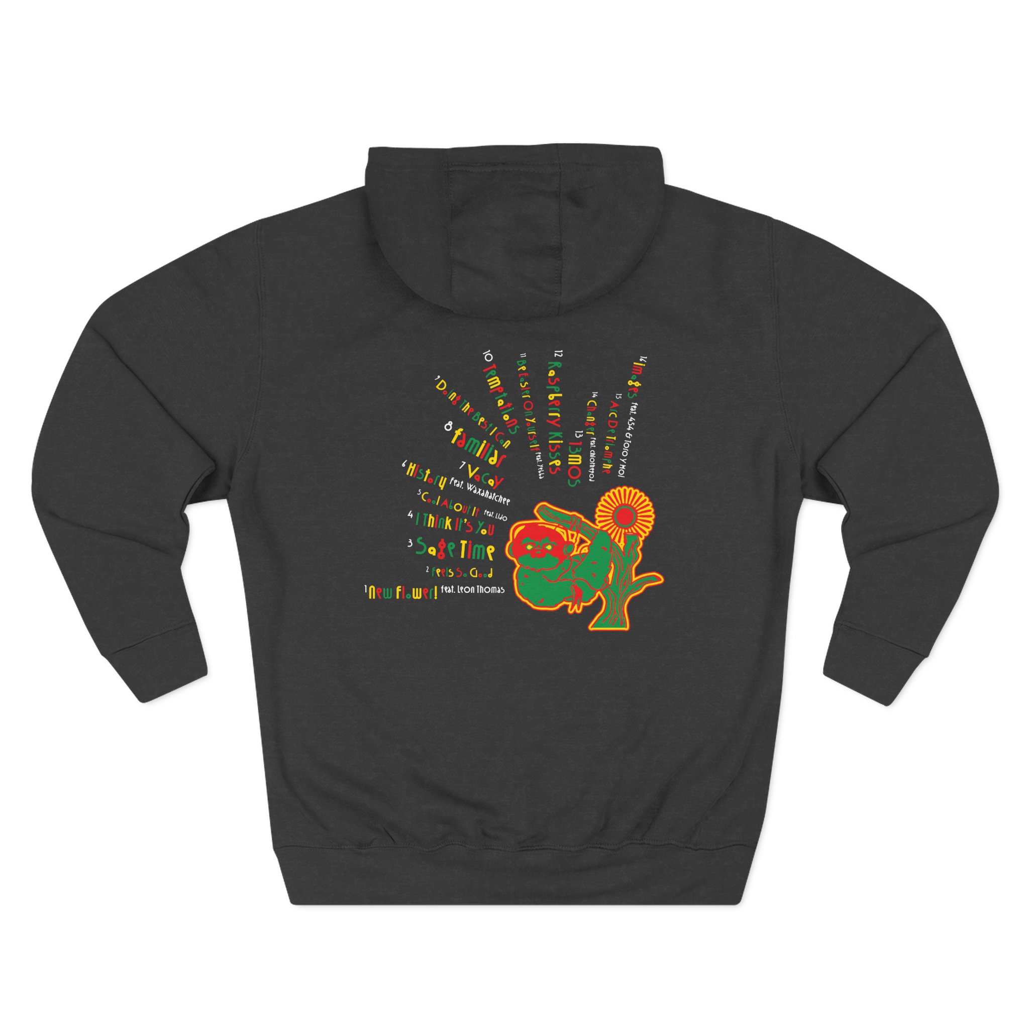 Aminé New Flower! Three-panel Fleece Hoodie - Image 4