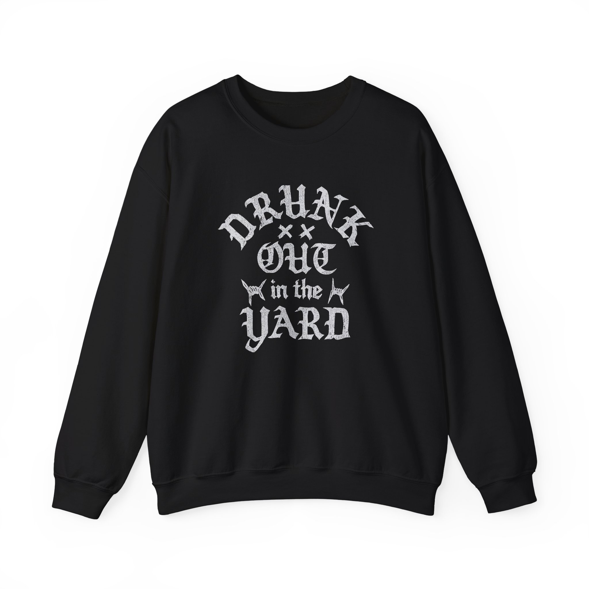 Hd Drunk Out in the Yard Unisex Heavy Blend™ Crewneck Sweatshirt