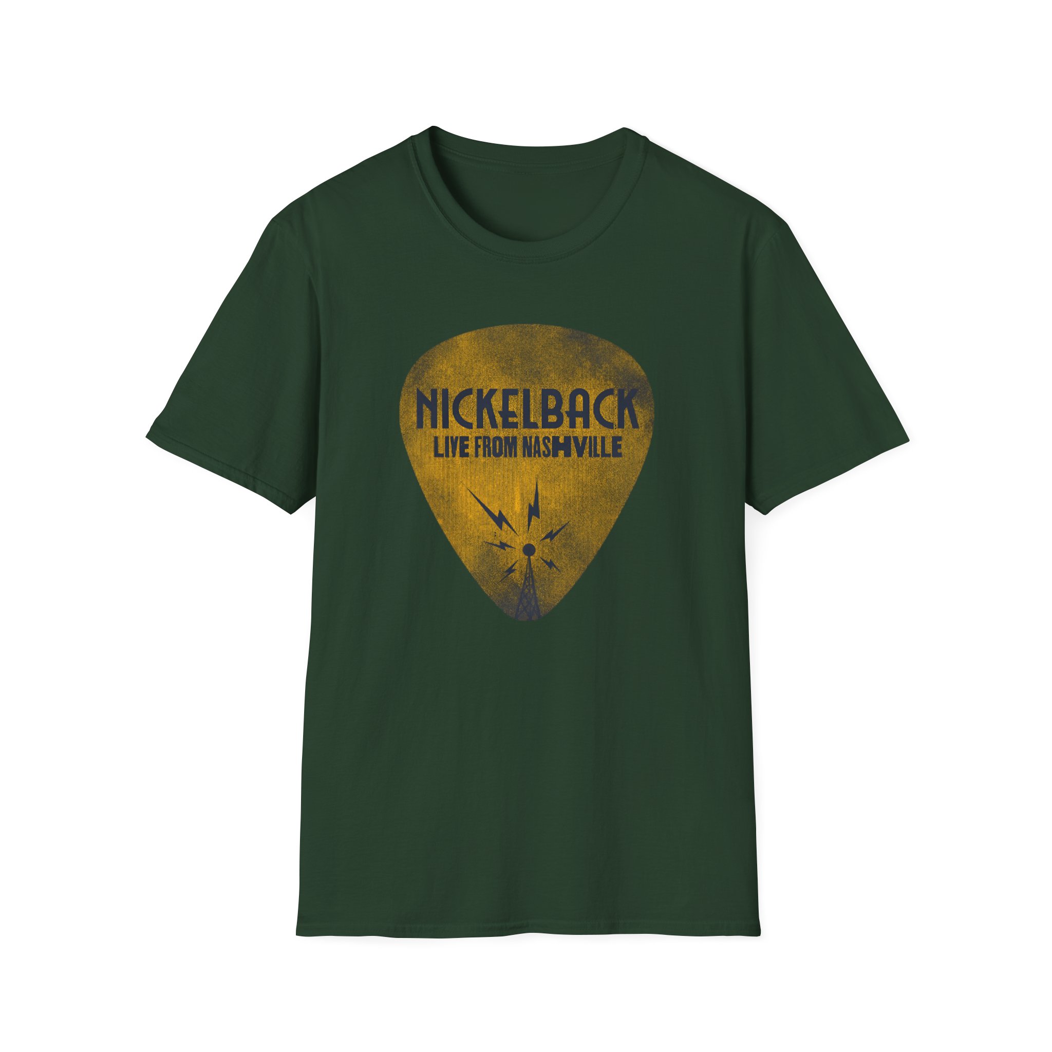Nickelback Live From Nashville Unisex Softstyle T-shirt - Image 7