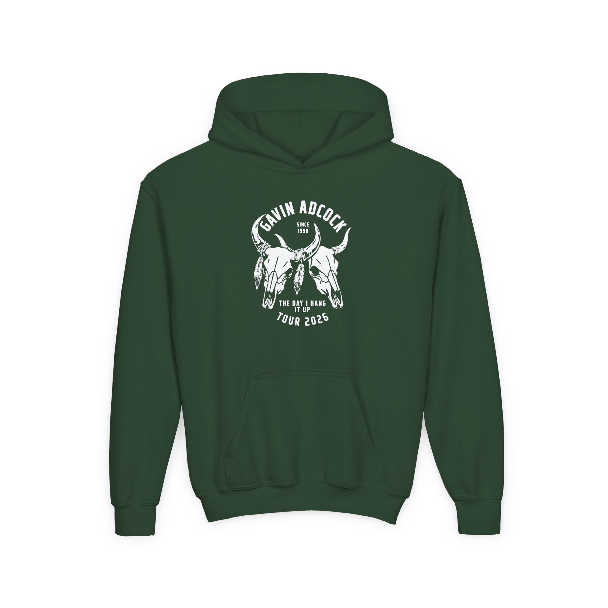 Gavin Adcock Steerhead Youth Heavy Blend Hooded Sweatshirt - Image 5