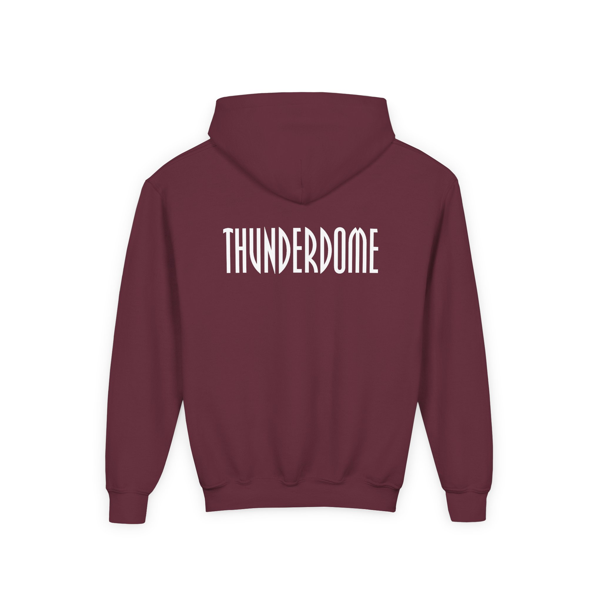 Thunderdome Monochrome Youth Heavy Blend Hooded Sweatshirt - Image 4
