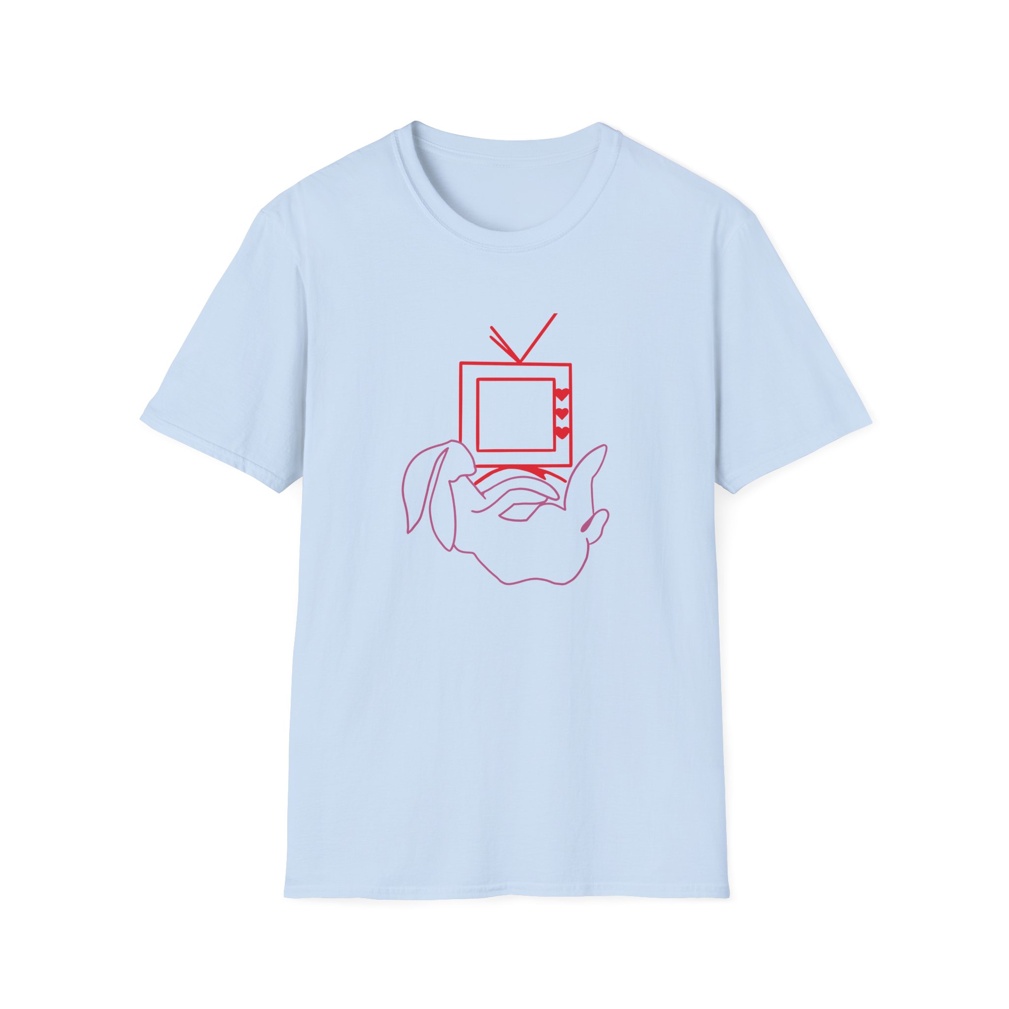 Love on Tour Harry Styles Bunny Tv Unisex Softstyle T-Shirt - Image 11