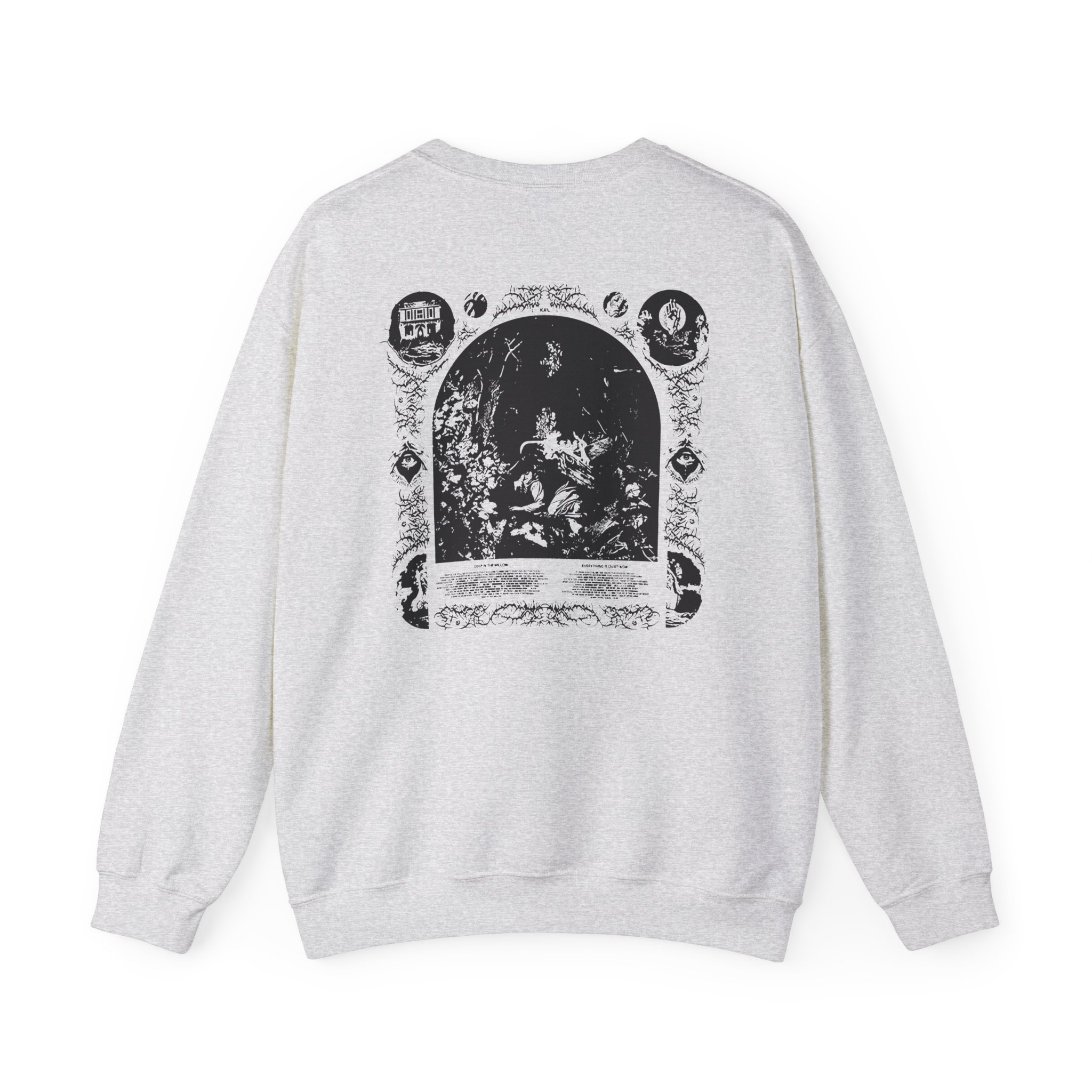 Knocked Loose Quiet Now Unisex Heavy Blend™ Crewneck Sweatshirt - Image 6