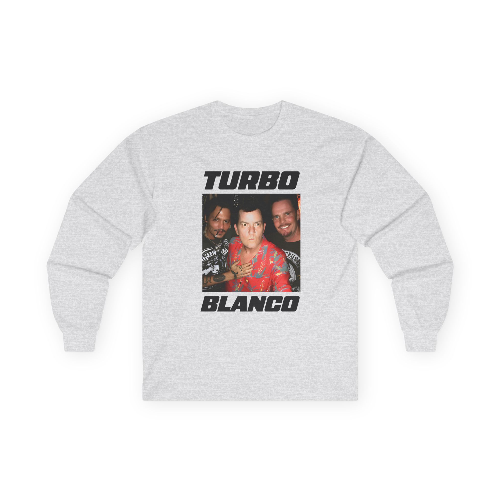 Chris Lorenzo Turbo Blanco Unisex Ultra Cotton Long Sleeve Tee - Image 3