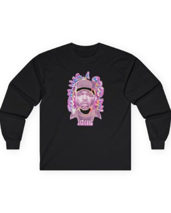 Ice Cube Airbrush Portrait Unisex Ultra Cotton Long Sleeve Tee