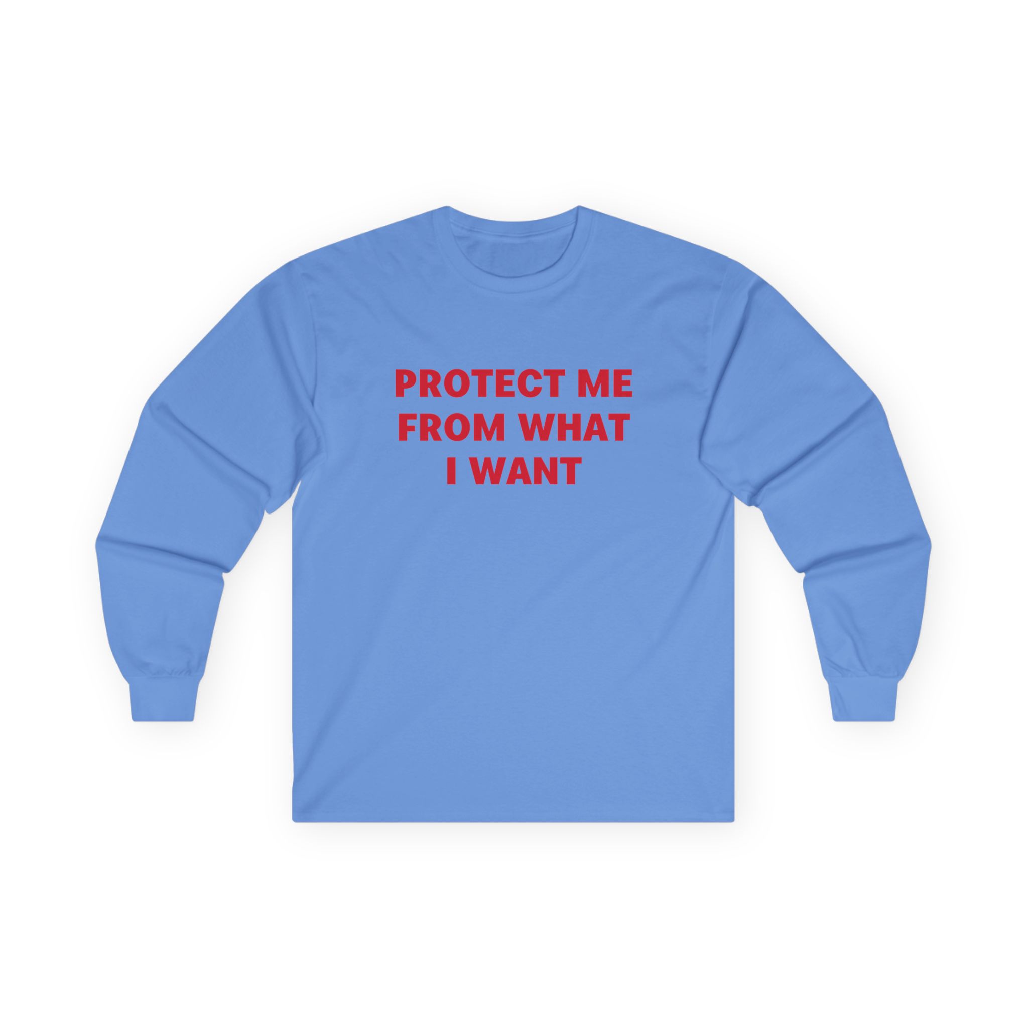 Jenny Holzer Protect Me From What I Want Unisex Ultra Cotton Long Sleeve Tee - Image 11