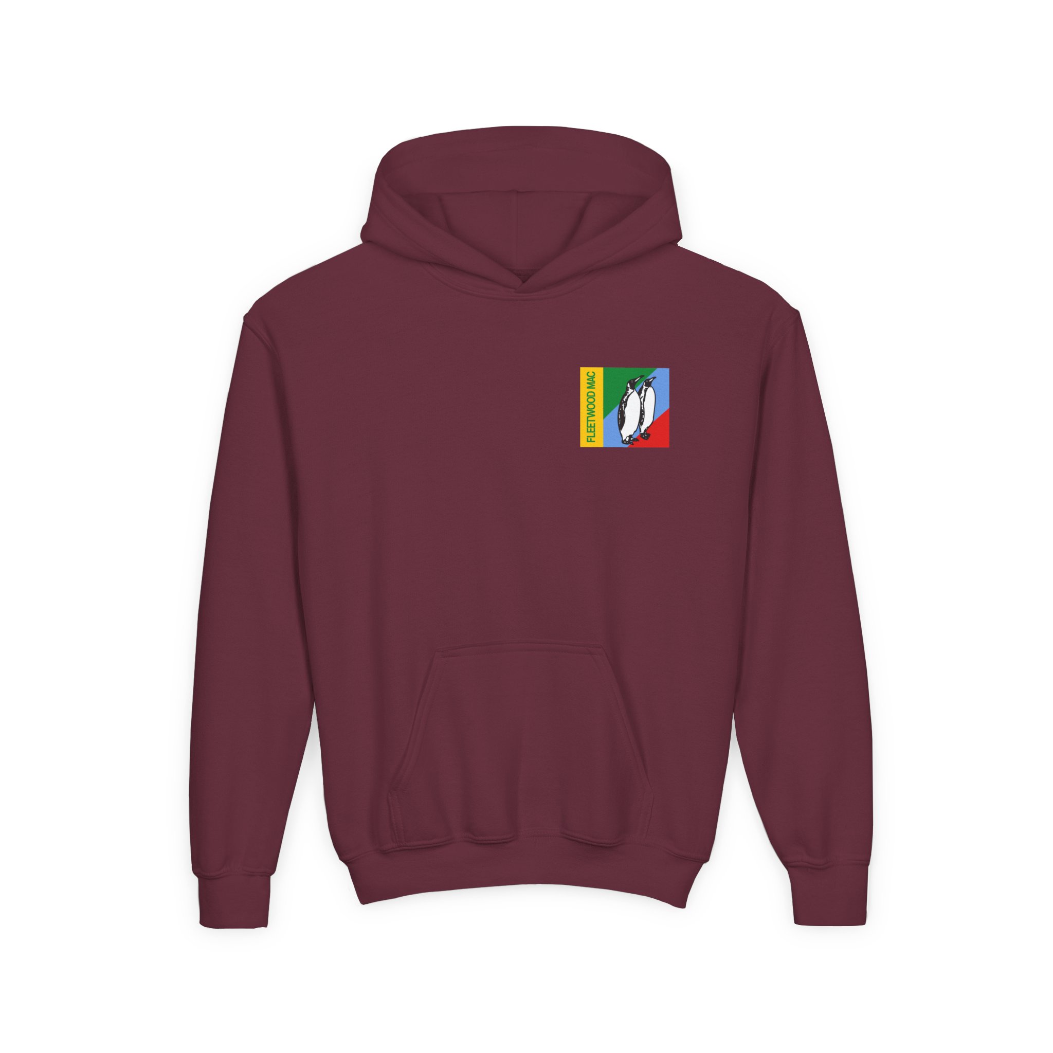 Fleetwood Mac Duo Penguin Collared Youth Heavy Blend Hooded Sweatshirt - Image 7