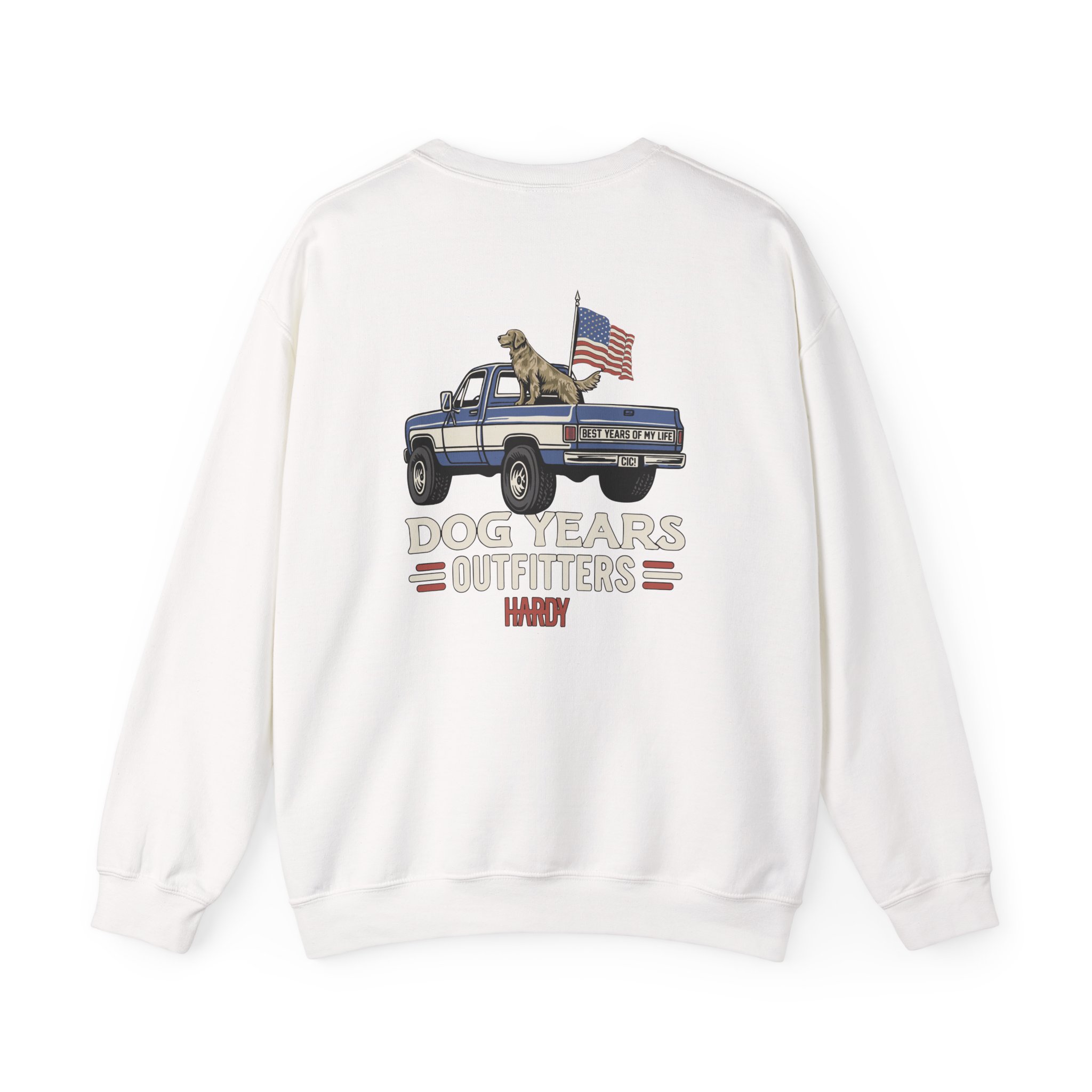 Hd dog years Unisex Heavy Blend™ Crewneck Sweatshirt - Image 4