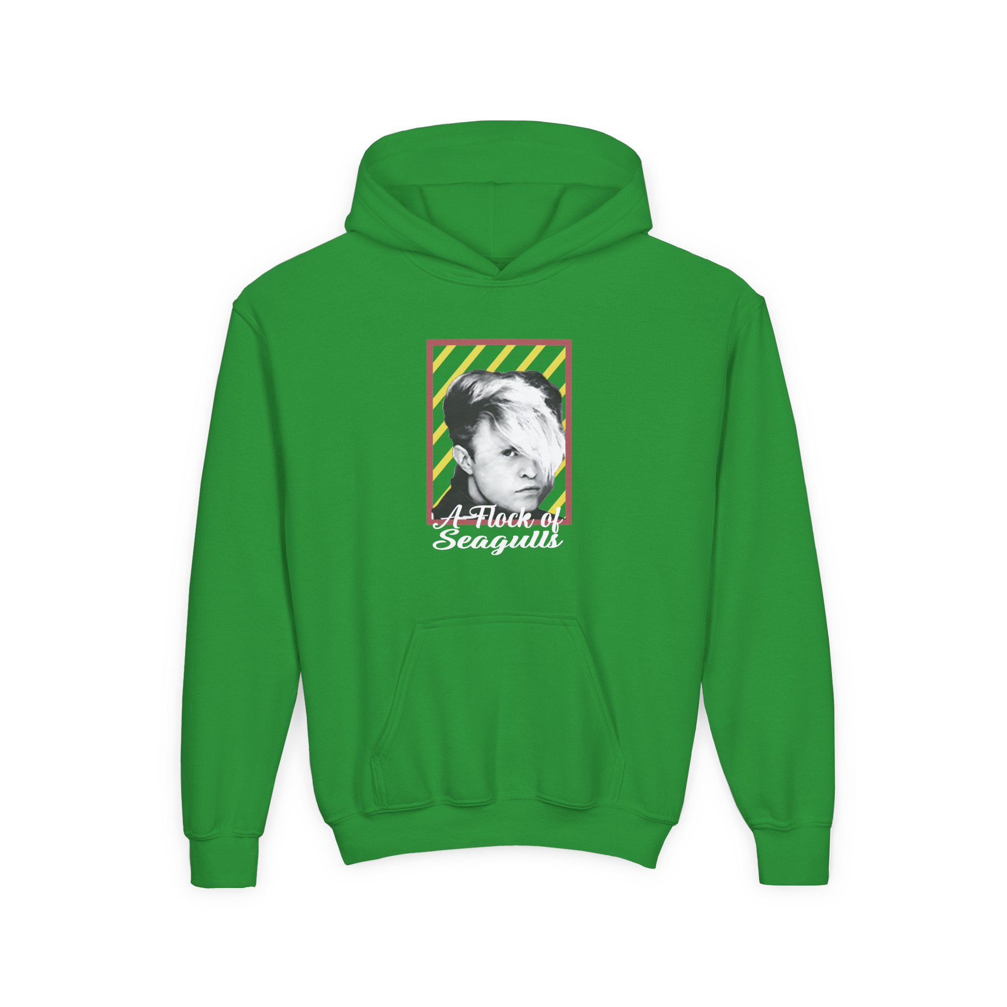 A Flock of Seagulls Neon Youth Heavy Blend Hooded Sweatshirt - Image 5